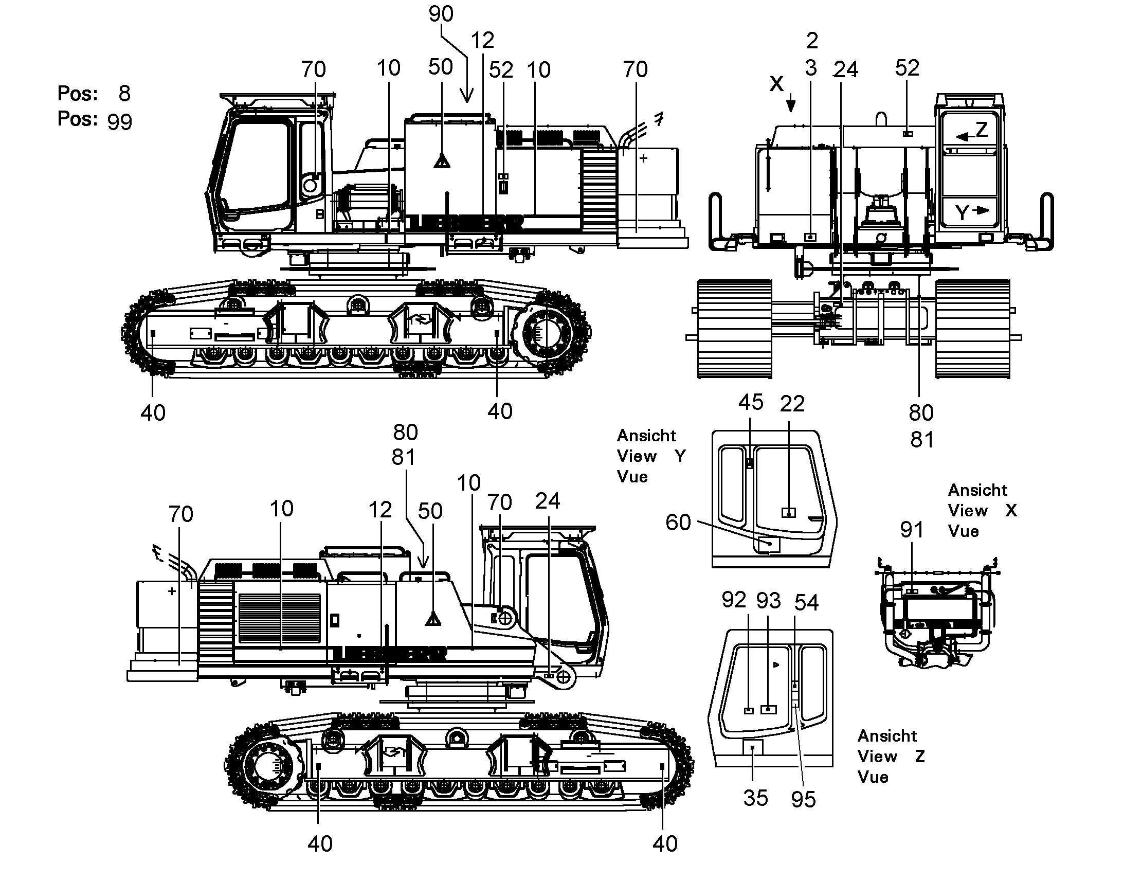 НАКЛЕЙКА 110mmX70mm 9219659 LIEBHERR