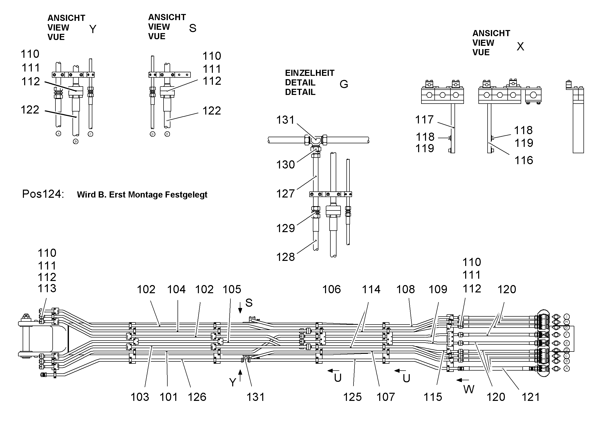 ШЛАНГ 25X1500 5613491 LIEBHERR