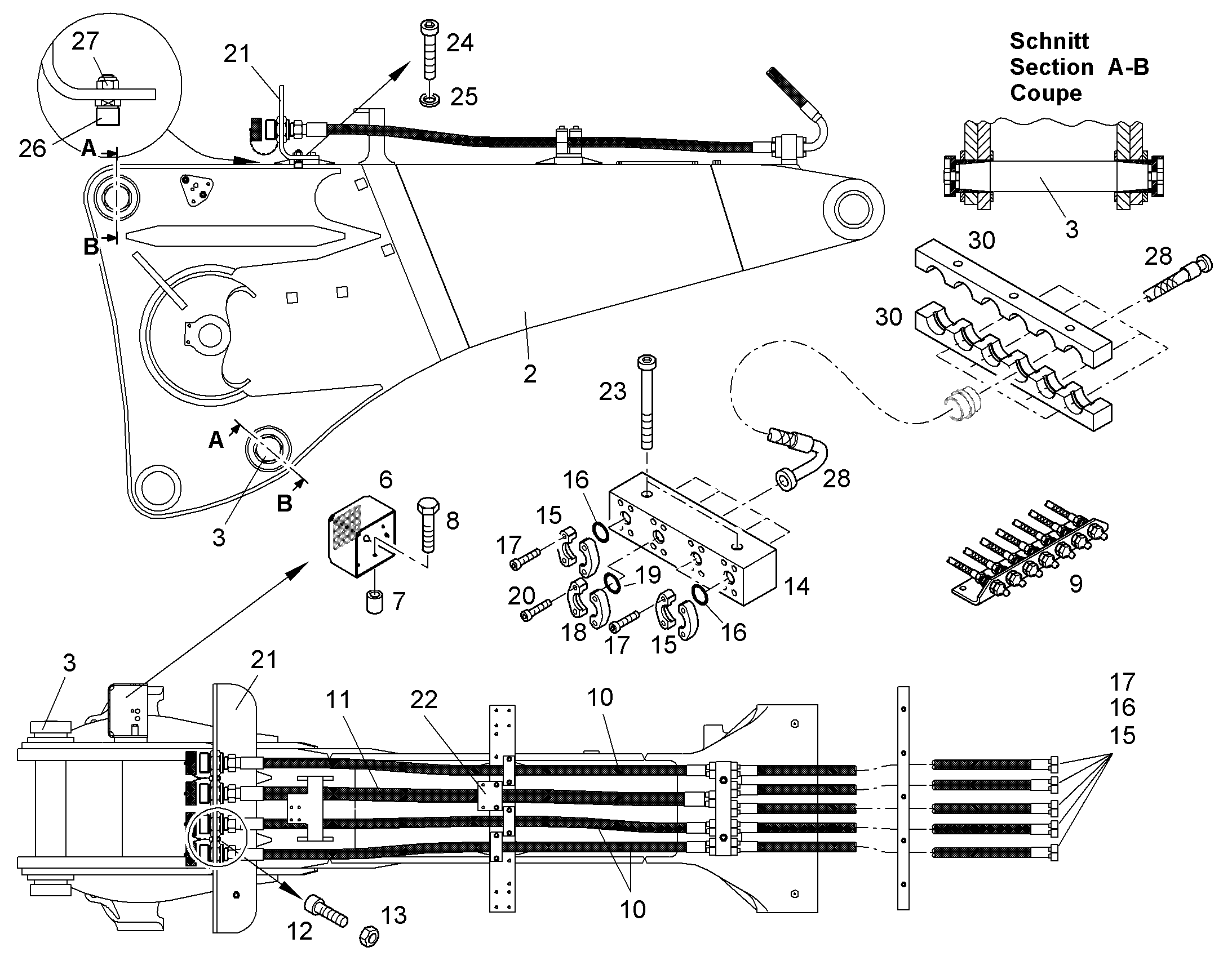 ЗАГЛУШКА РЕЗЬБОВАЯ 9871894 LIEBHERR