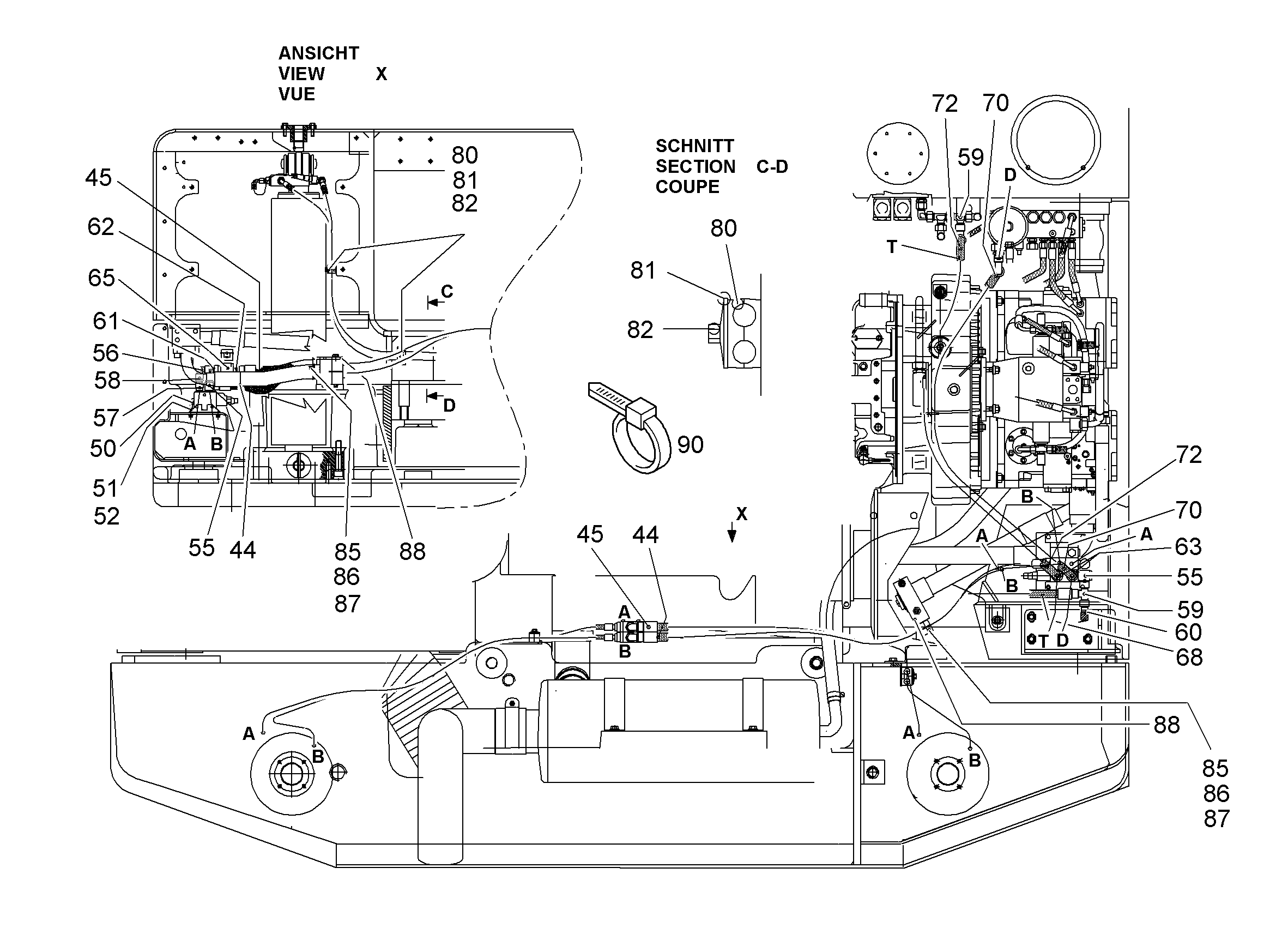 ШЛАНГ 12X1800 10001015 LIEBHERR