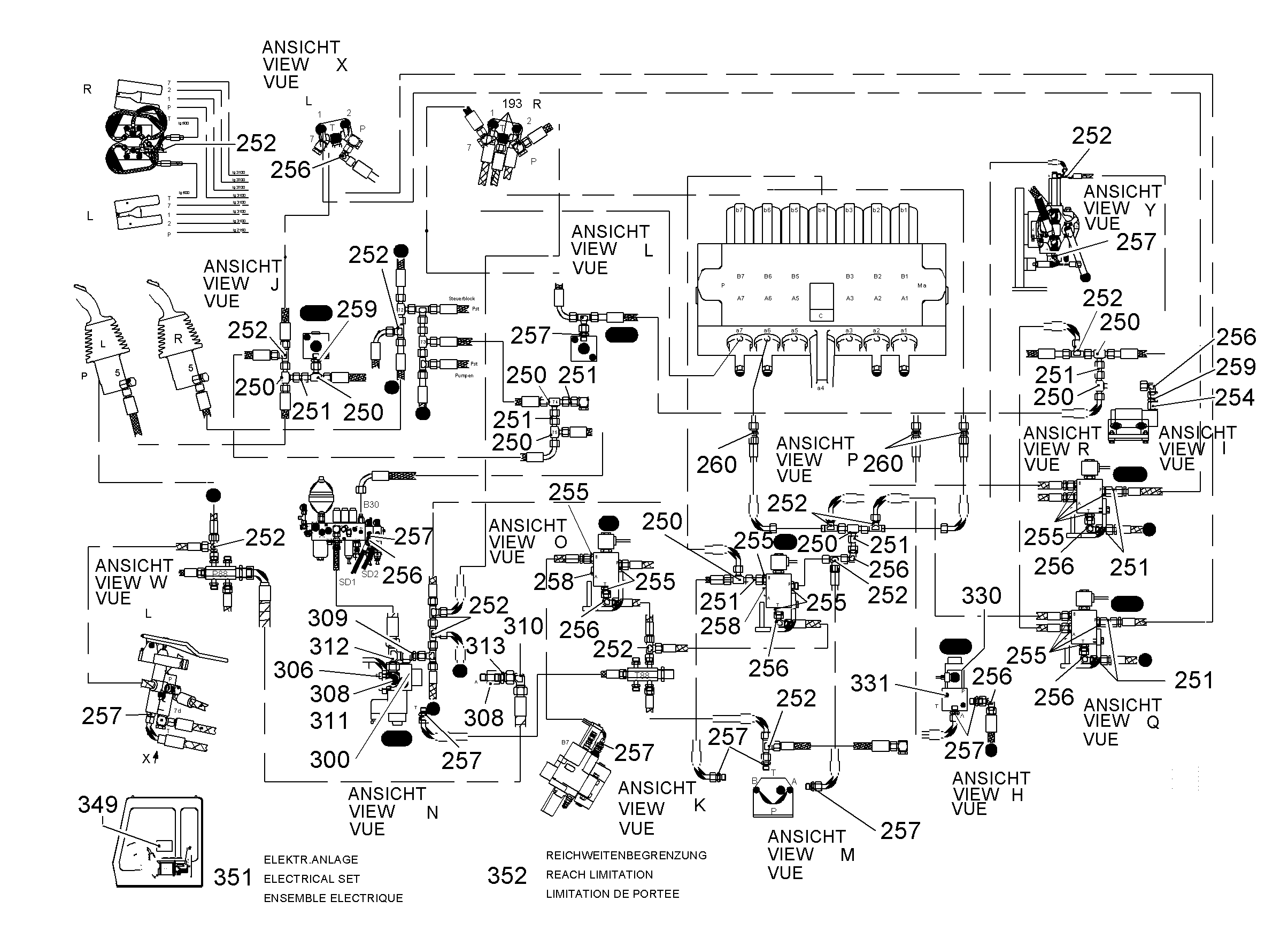 ОГРАНИЧЕНИЕ ВЫЛЕТА 5611007 LIEBHERR