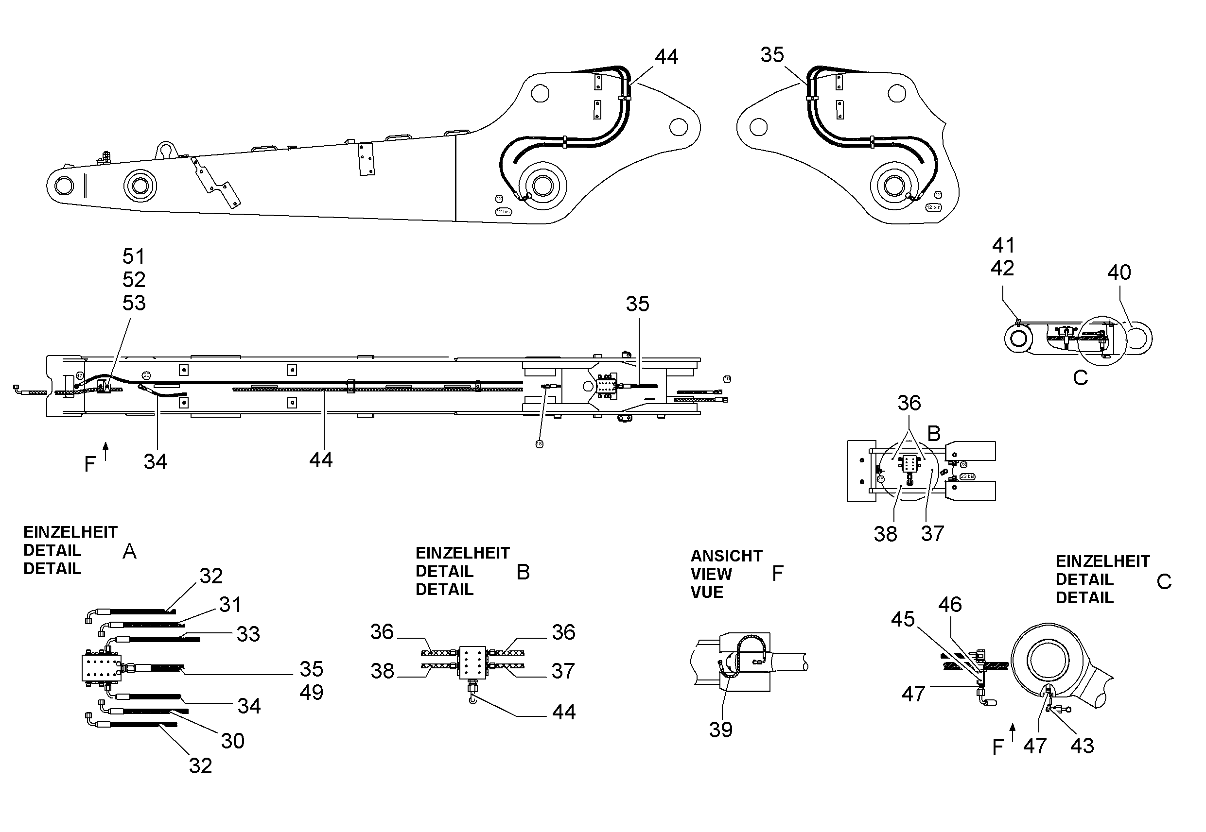 ШЛАНГ 5X1150 5618014 LIEBHERR