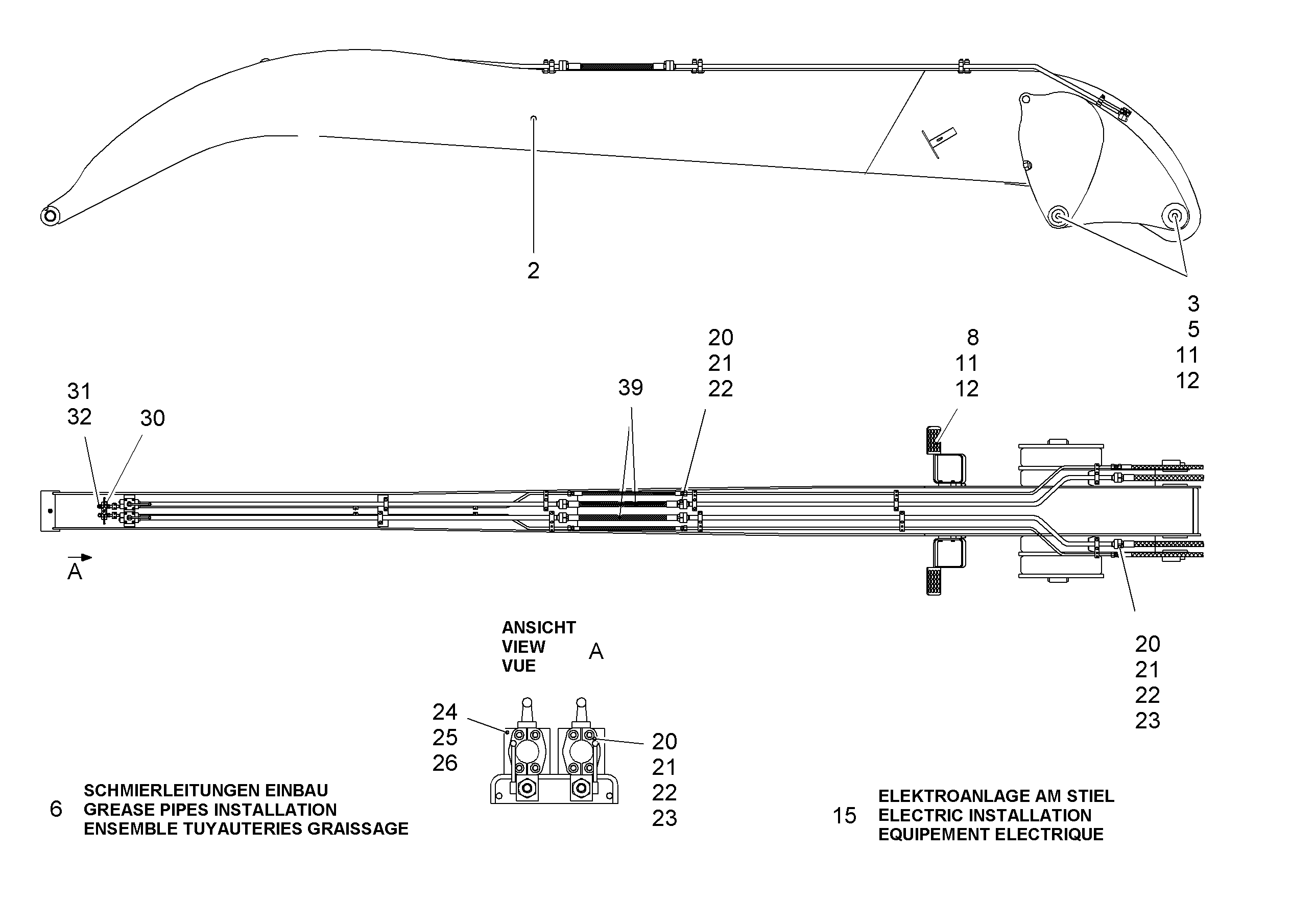 СМАЗОЧНЫЕ ЛИНИИ УСТАНОВКА 9809608 LIEBHERR