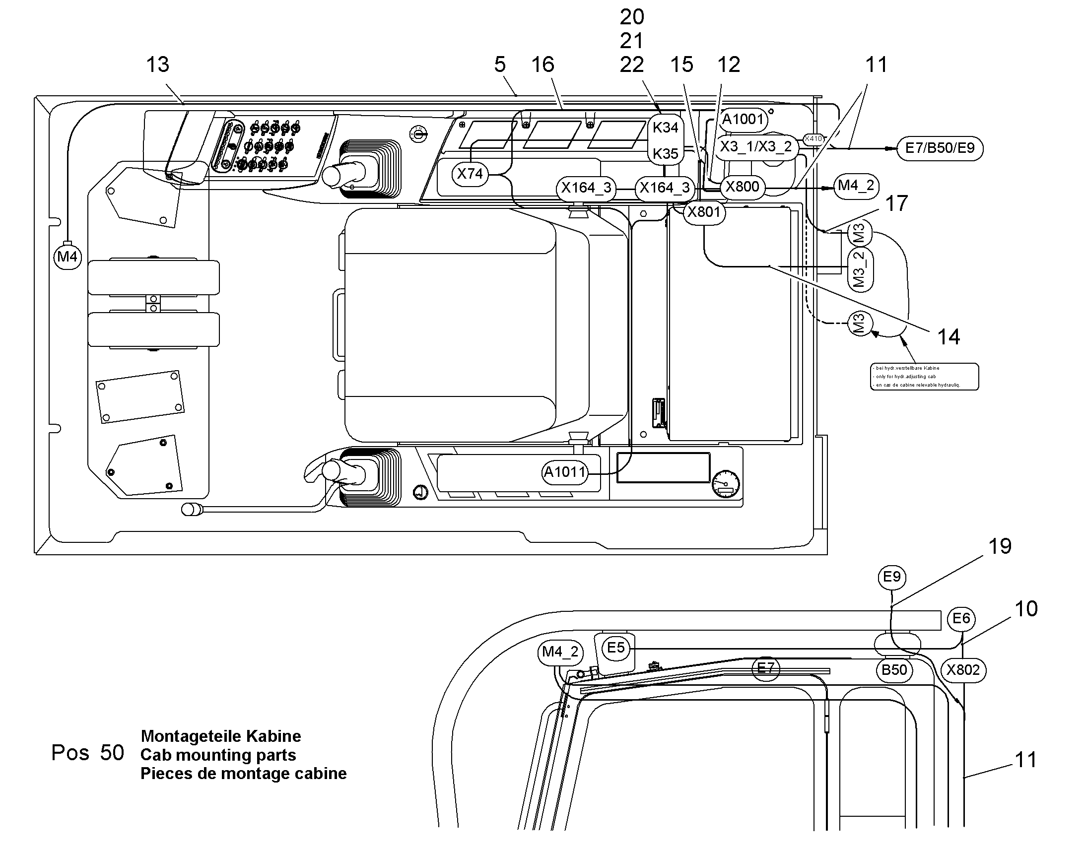 КАБИНА СПЕЦИАЛЬНАЯ 10280258 LIEBHERR