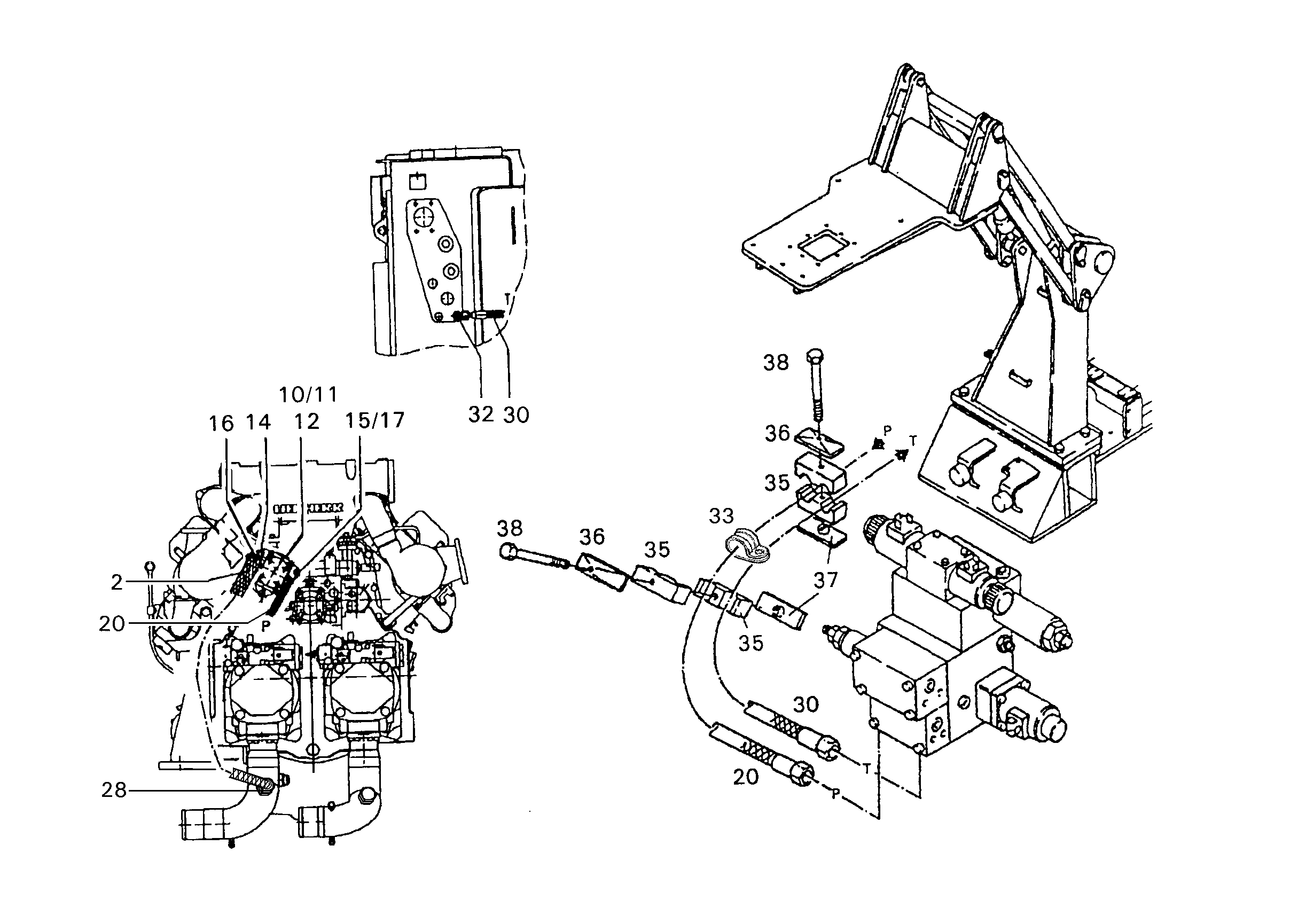 ШЛАНГ 12X3850 10014845 LIEBHERR
