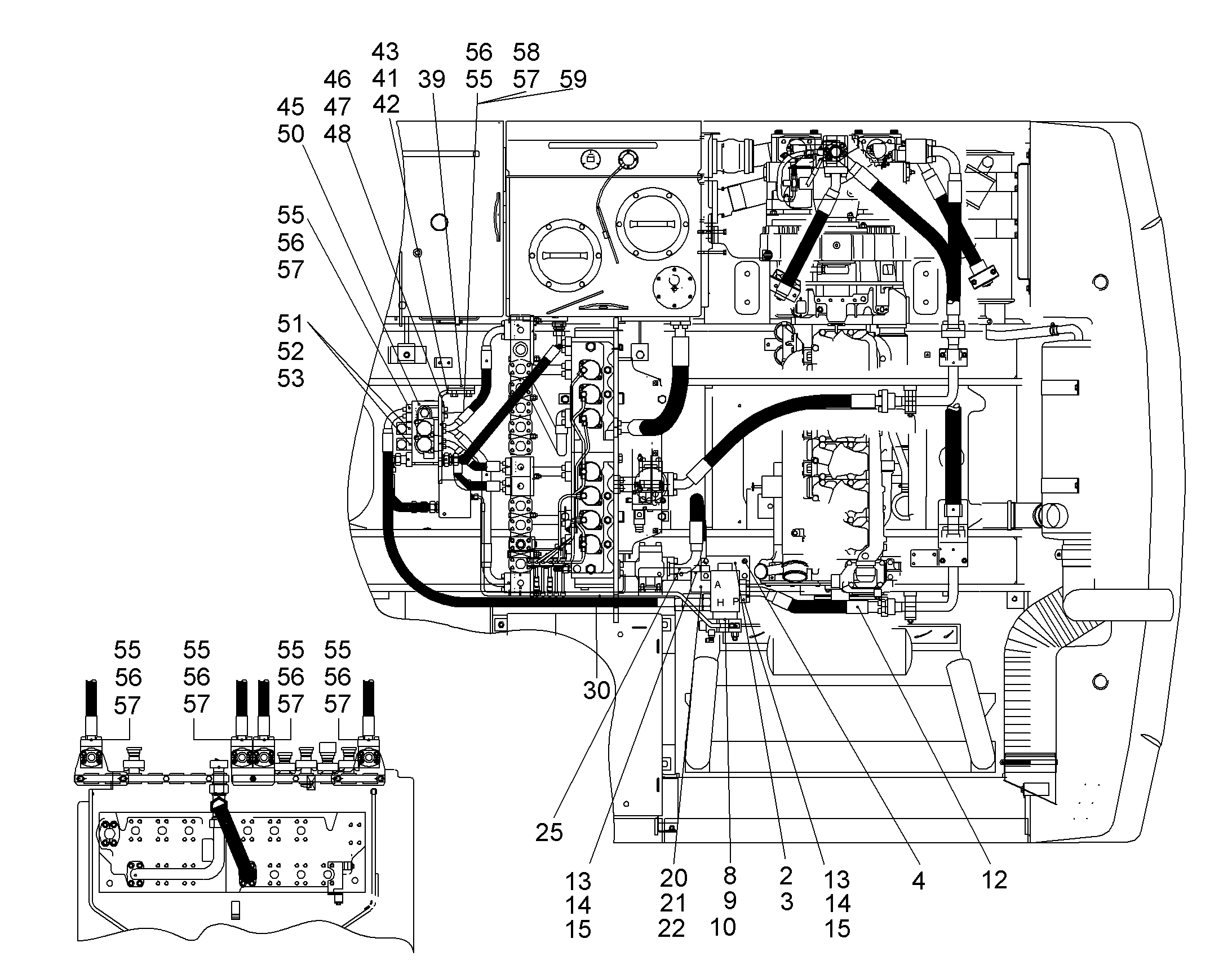 ПРОМЕЖУТОЧНАЯ ПЛАНКА 9828719 LIEBHERR