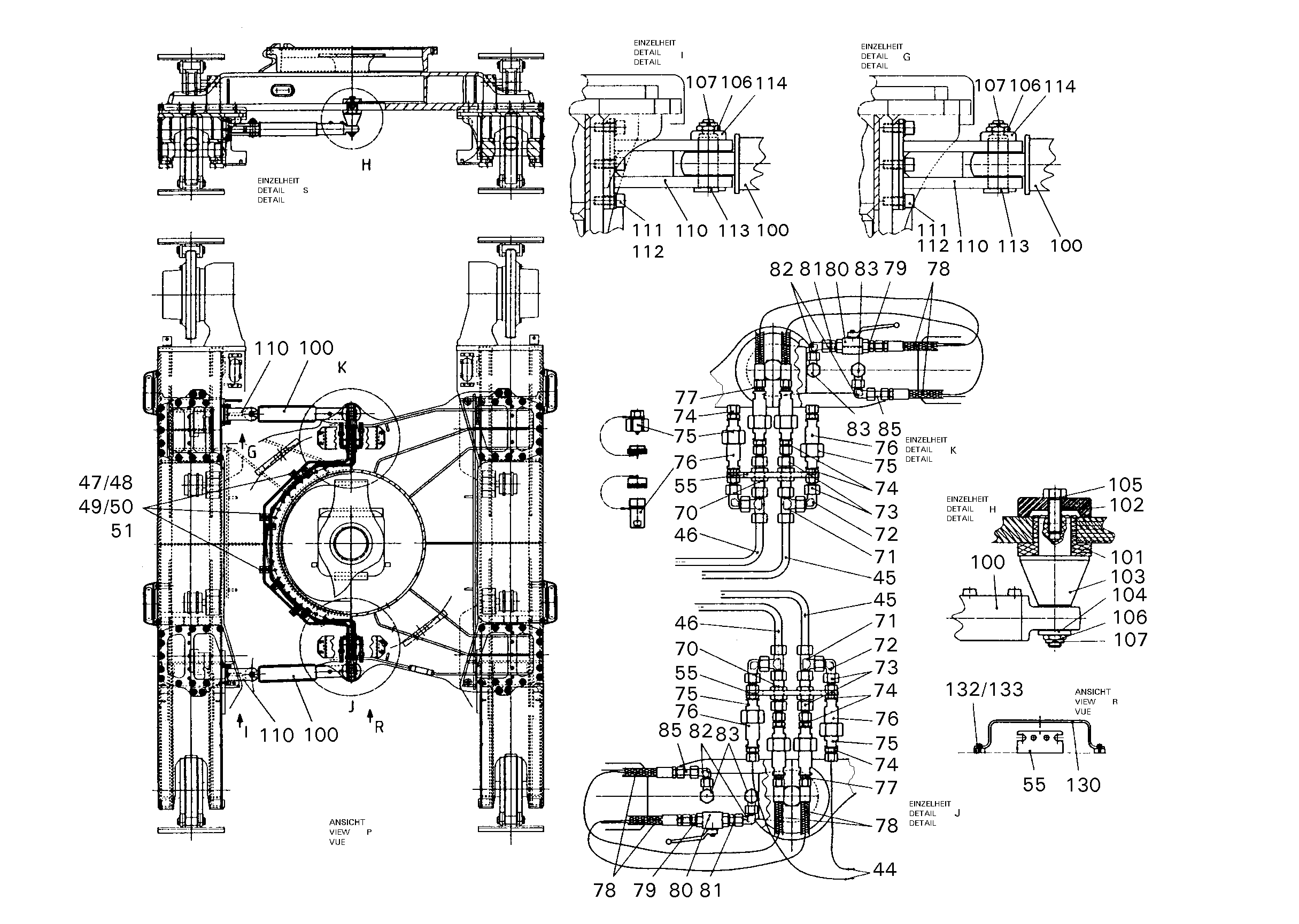 БОЛТ С ШЕСТИГРАННОЙ ГОЛОВКОЙ ISO 4017 M30X80 10.9 A3C 406608401 LIEBHERR