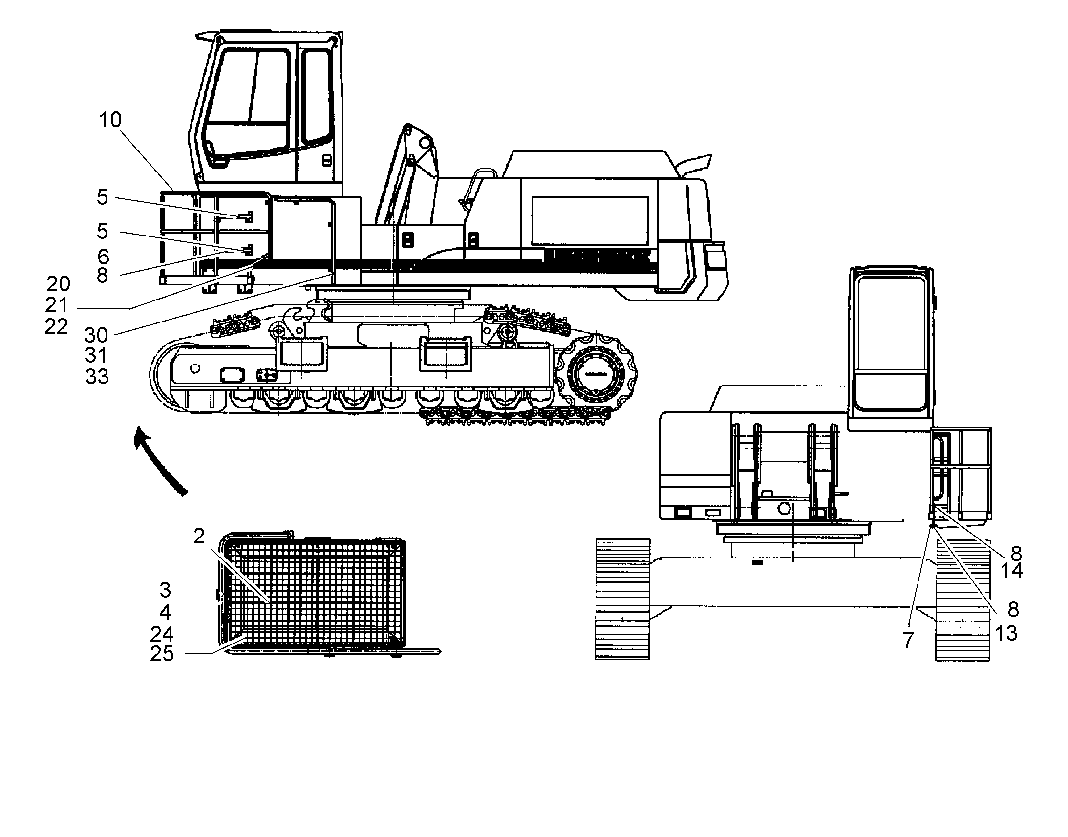 ПЛАТФОРМА 9906010 LIEBHERR