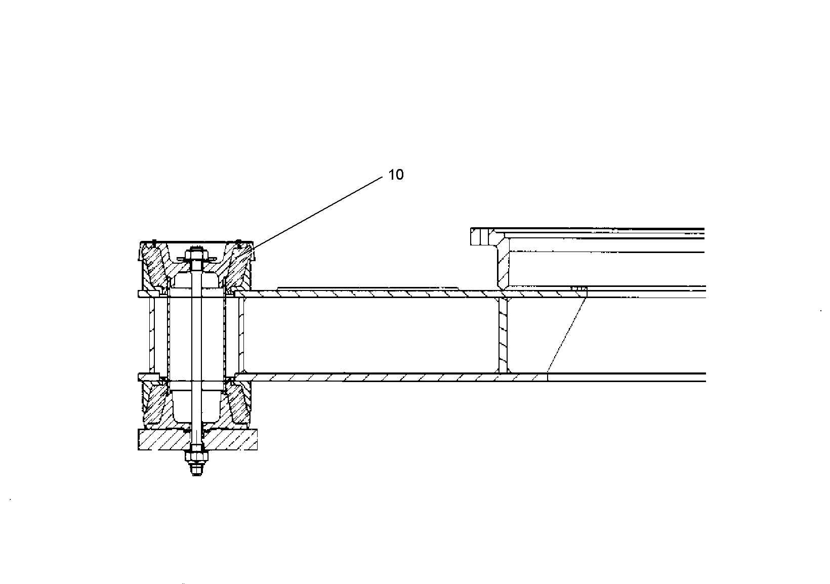 ЭЛАСТИЧНАЯ ОПОРА 9804673 LIEBHERR