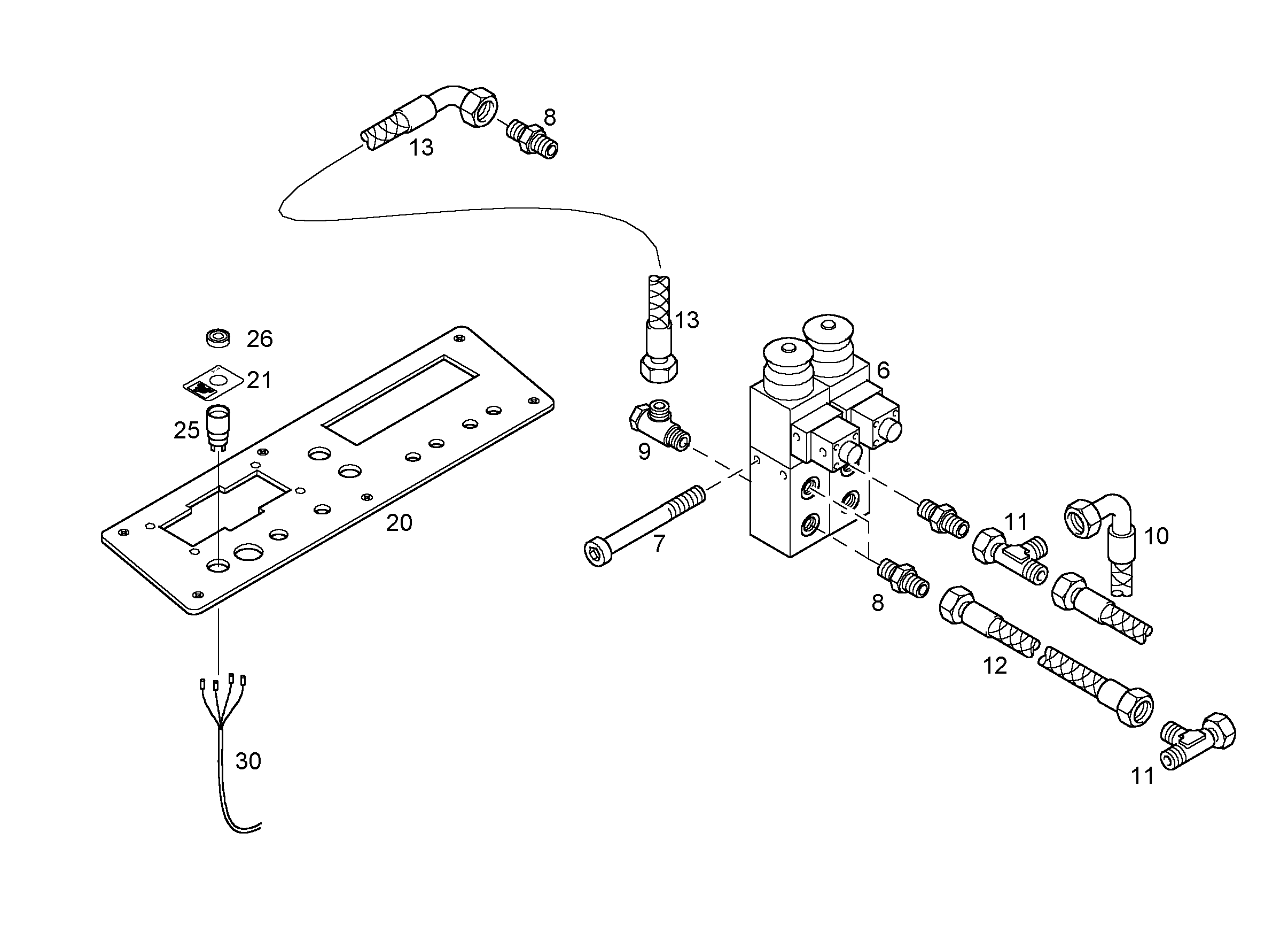 ВЫКЛЮЧАТЕЛЬ КНОПОЧНЫЙ 7361711 LIEBHERR