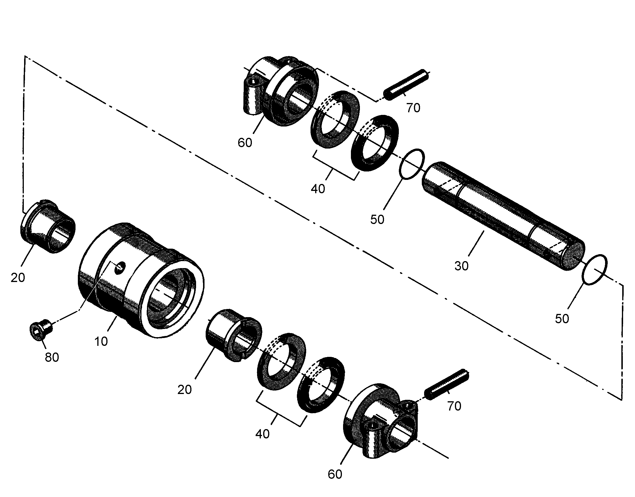 РОЛИК ОПОРНЫЙ - КОРПУС 10001139 LIEBHERR
