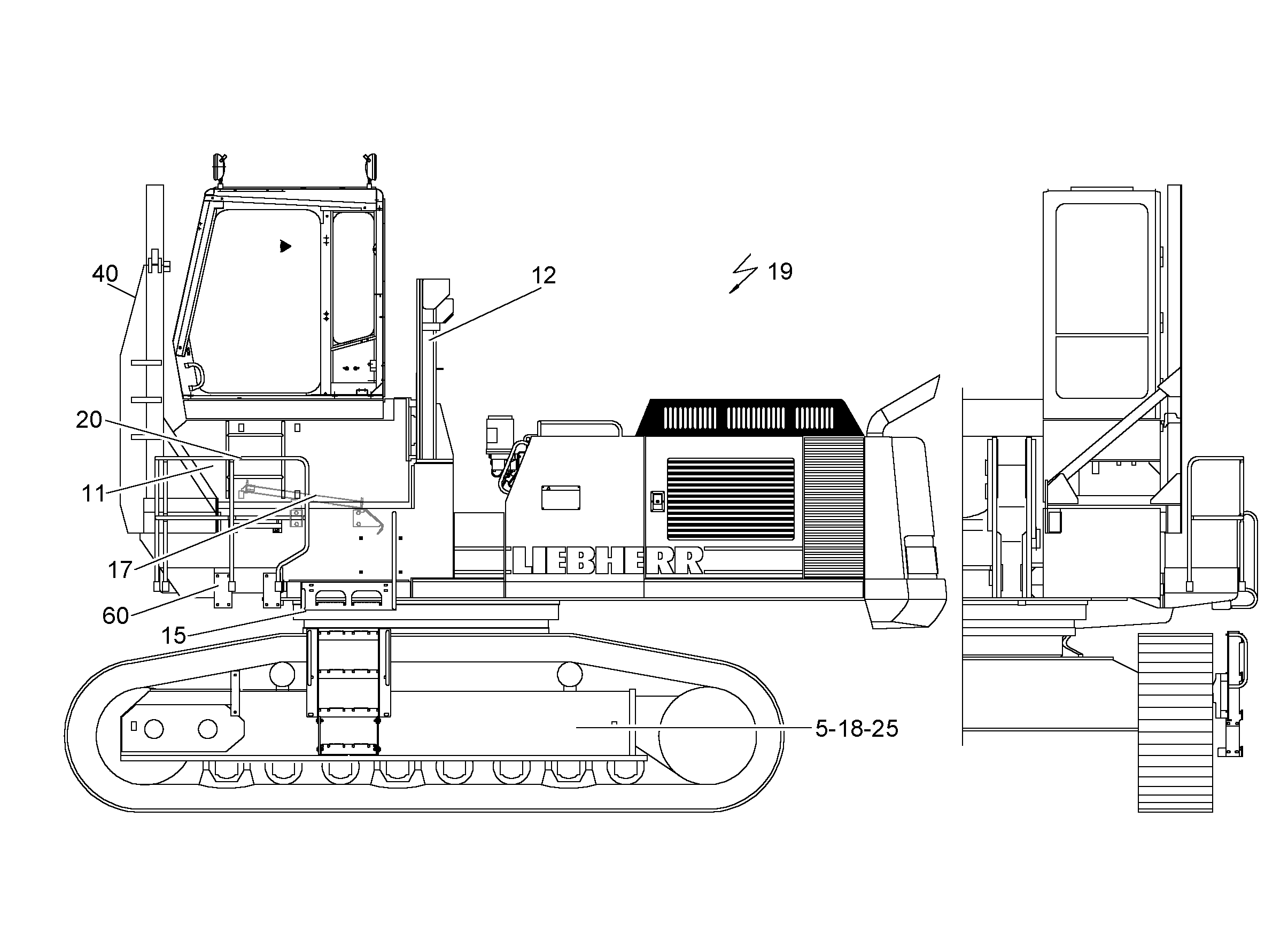 ПЛАТФОРМА 9807111 LIEBHERR