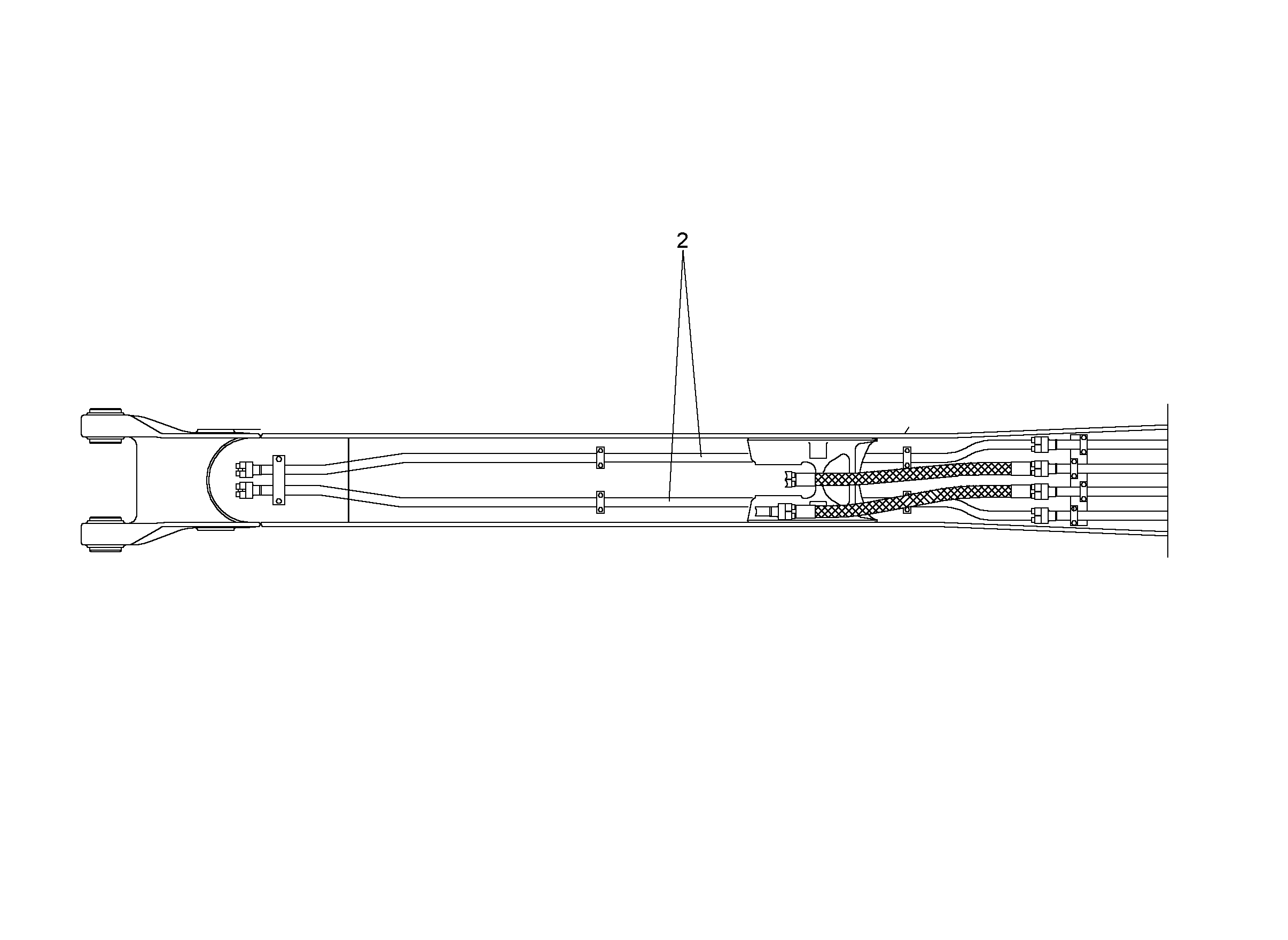 ПРОВОДКА ПРИВОД МЕХ. ПОВОРОТА 9826573 LIEBHERR