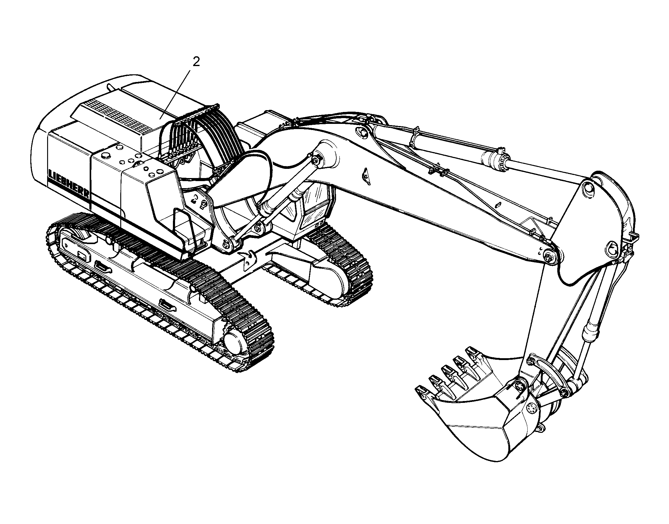ШКАФ СИЛОВОЙ В СБОРЕ E1032 9985988 LIEBHERR