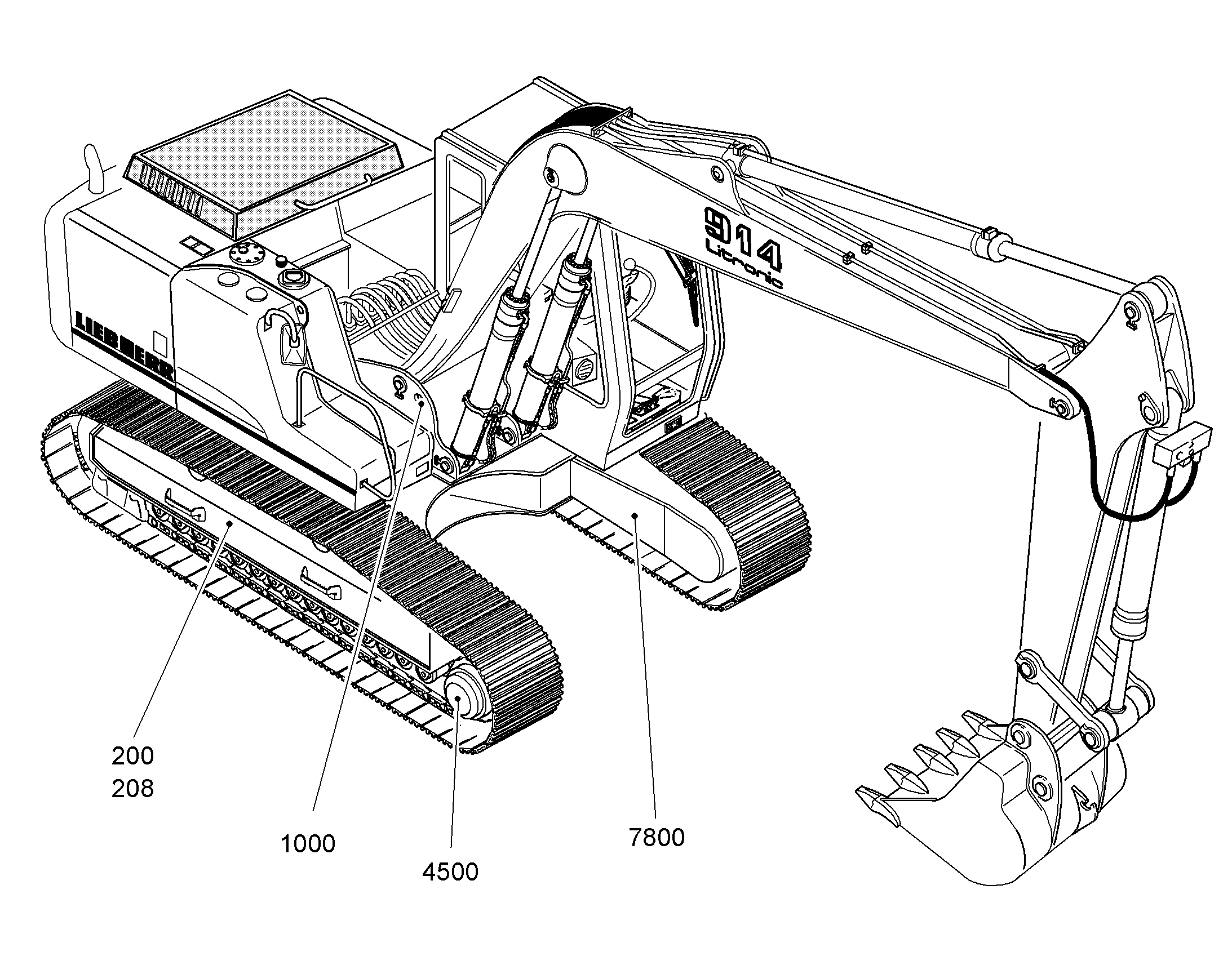 ШАССИ, КОМПЛЕКТ 9697289 LIEBHERR