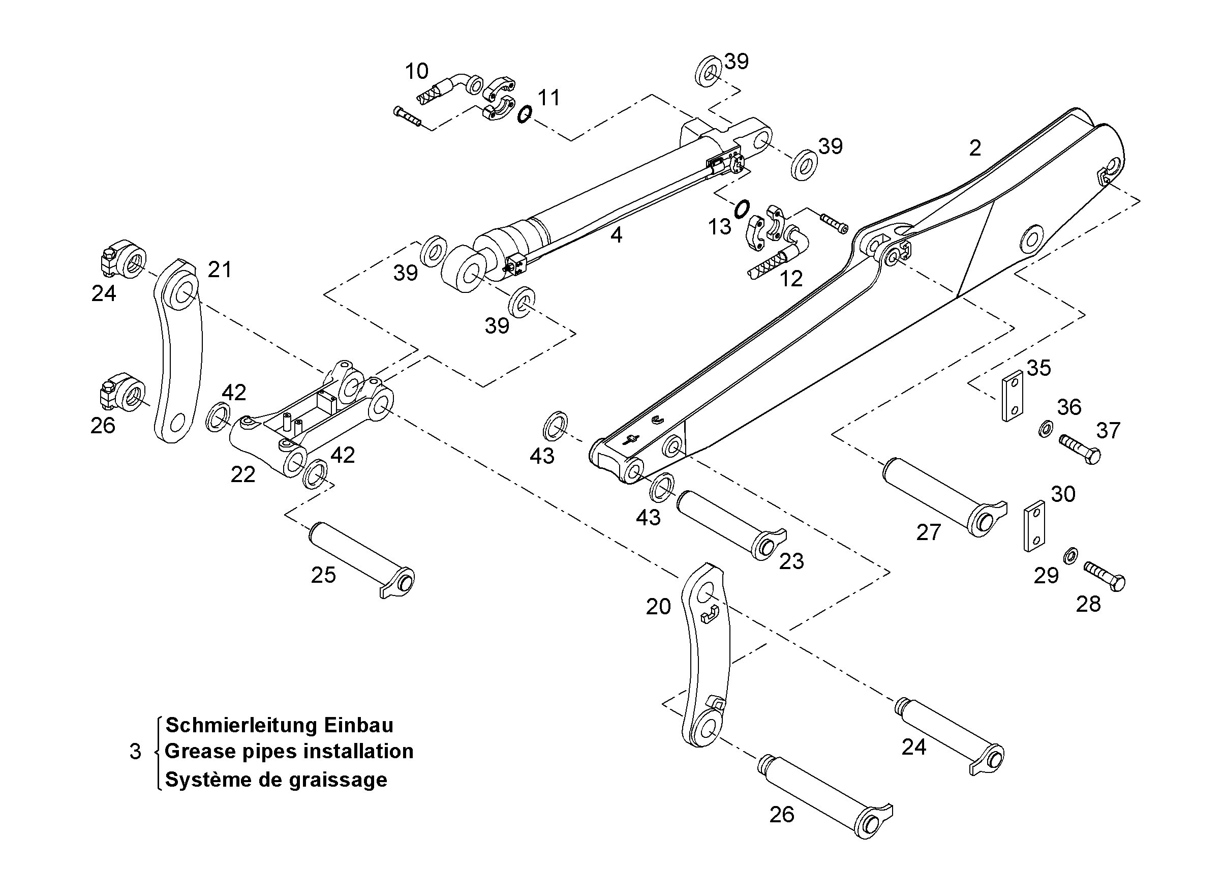 ШЛАНГ 25X2350 10009960 LIEBHERR