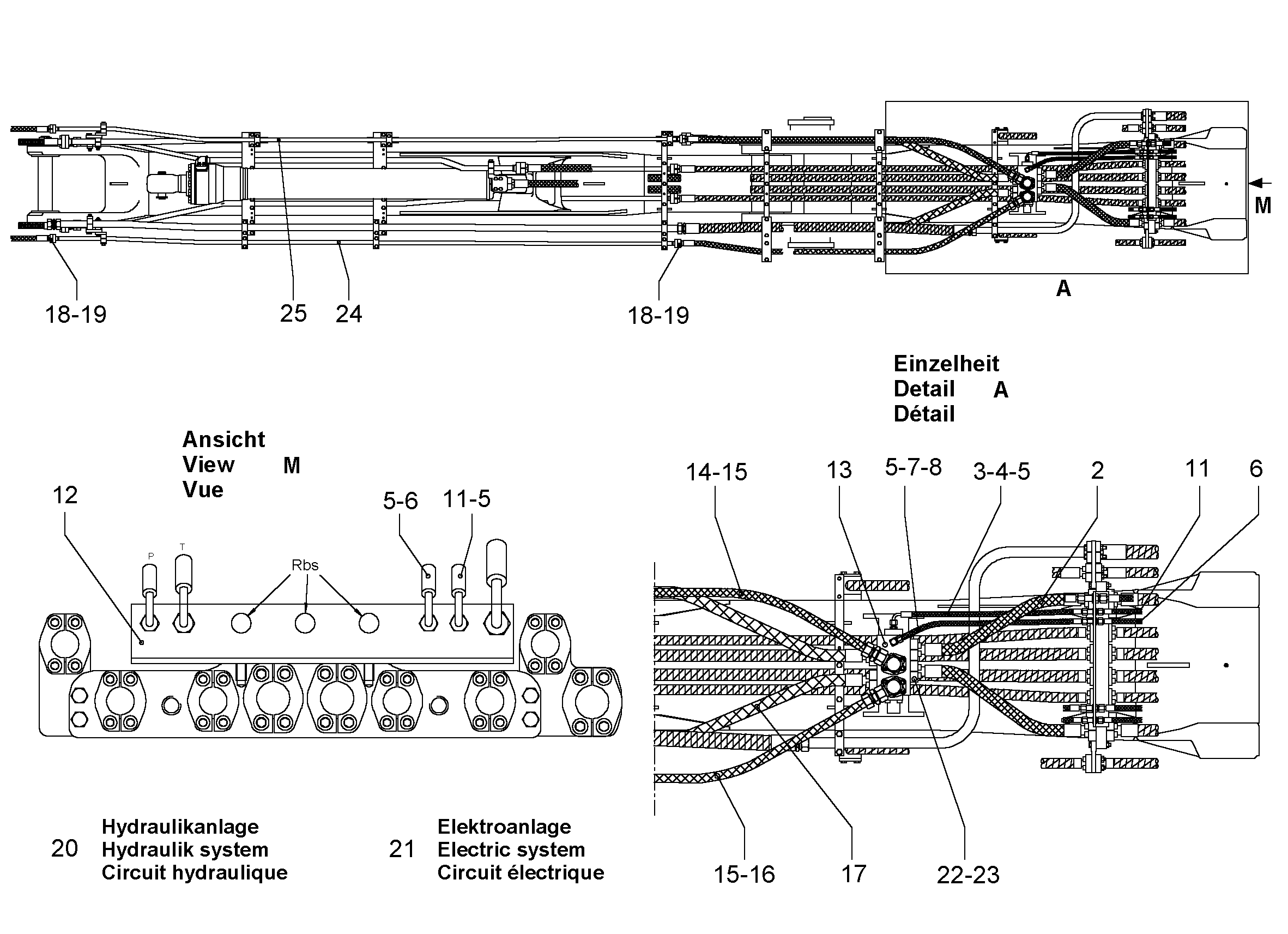 ГИДРАВЛИЧЕСКАЯ СИСТЕМА 9806424 LIEBHERR