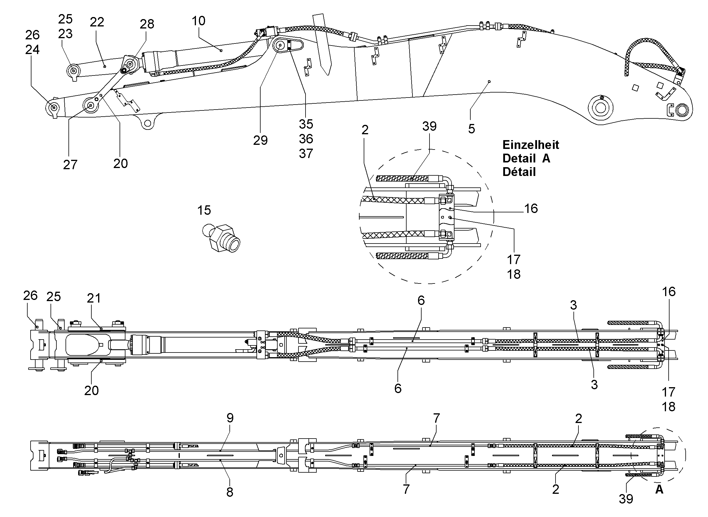 ШЛАНГ 12X1750 10001944 LIEBHERR