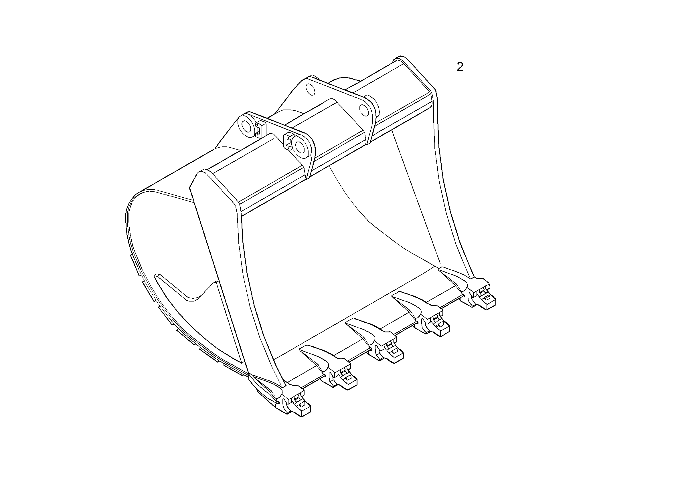 ЛОПАТА ОБРАТНАЯ HDL 9879473 LIEBHERR
