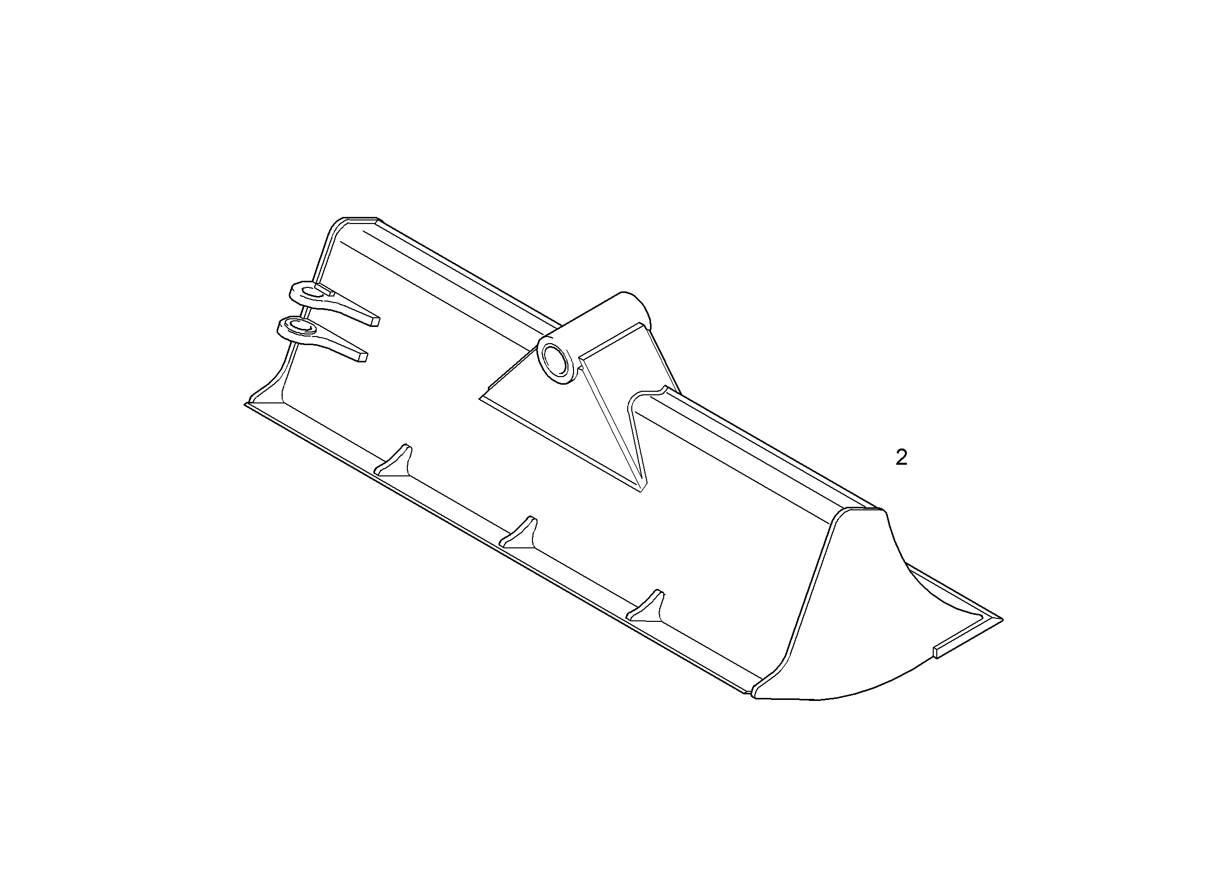 КОВШ КАНАВООЧИСТИТЕЛЯ 9006829 LIEBHERR