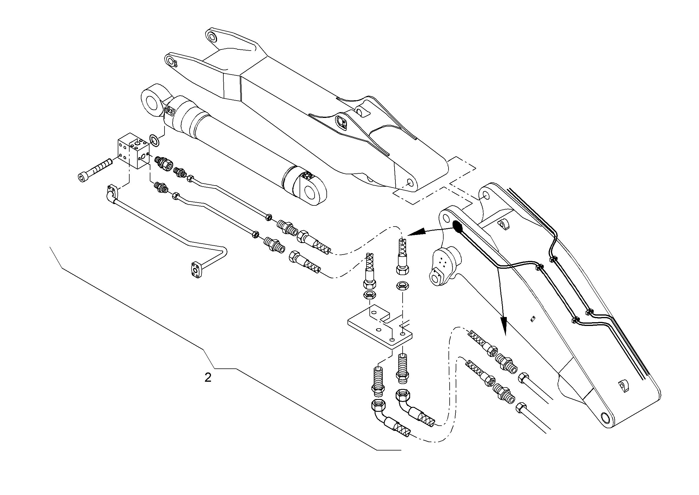 ЗАЩ.ТРУБЫ ЦИЛ.РУК. 9935866 LIEBHERR