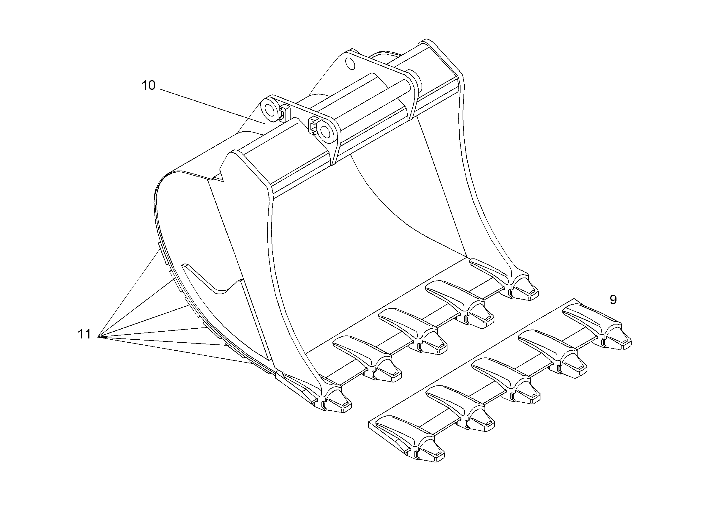 ЗАБРАЛО КОВША 9008685 LIEBHERR