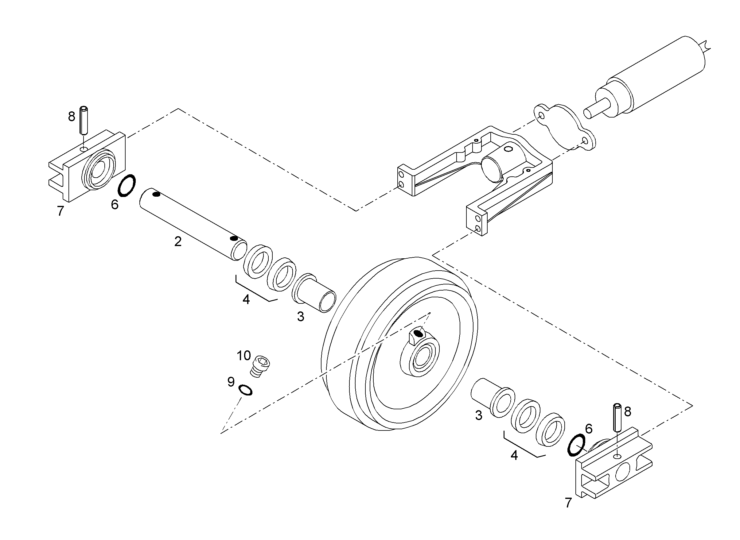 ДЕТАЛЬ СКОЛЬЗЯЩАЯ 10013523 LIEBHERR