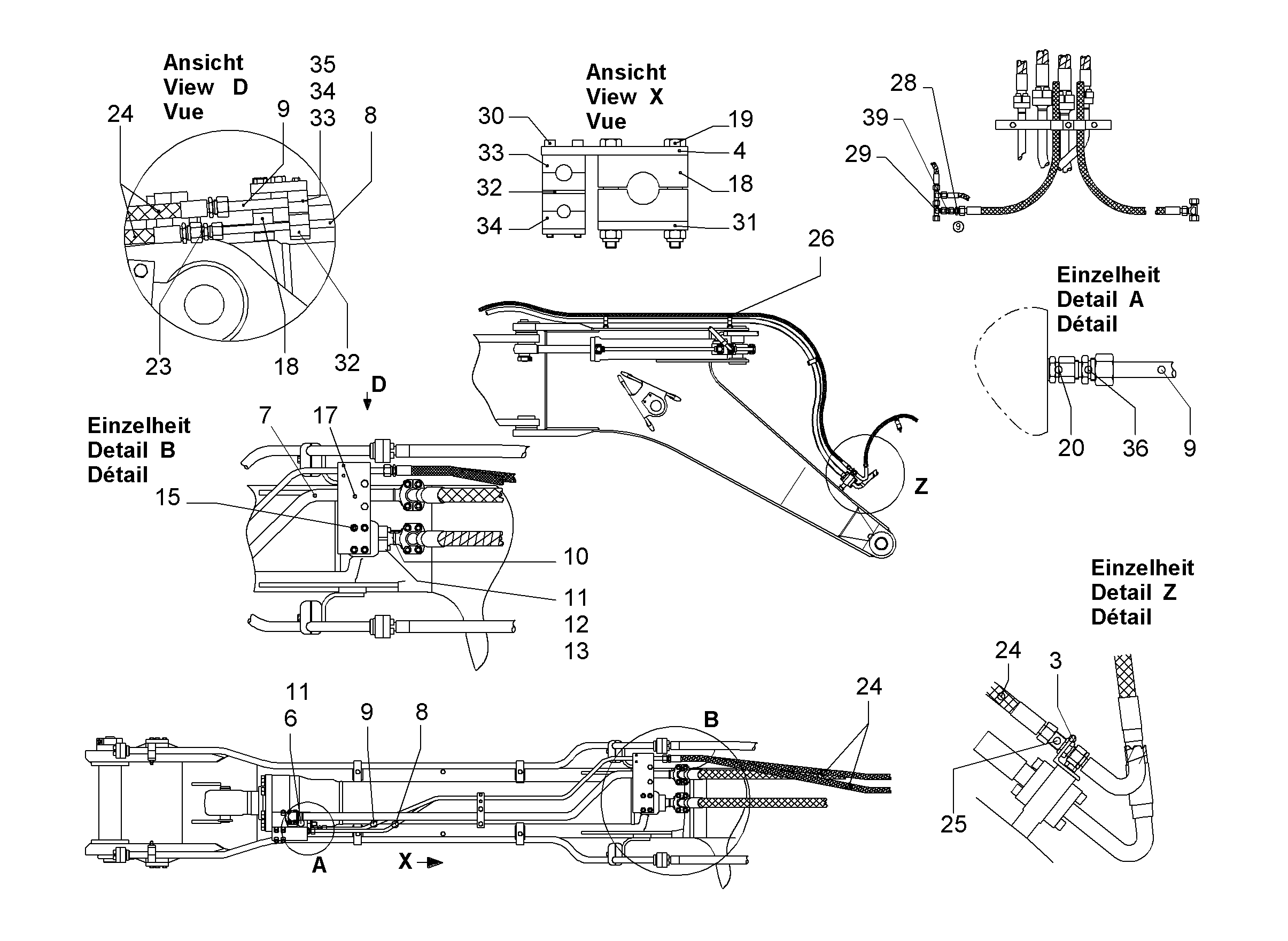 ШЛАНГ 12X4350 10009688 LIEBHERR