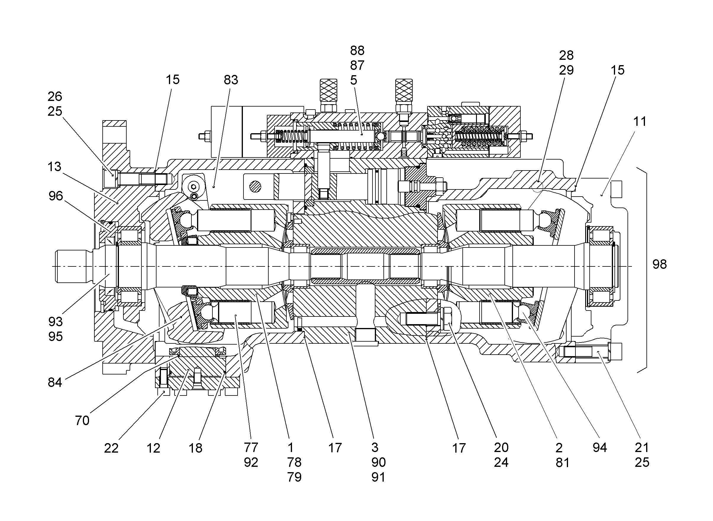 РЕМКОМЛЕКТ,КОРПУС ПОДСОЕДИНЕНИ NG 090 9073351 LIEBHERR