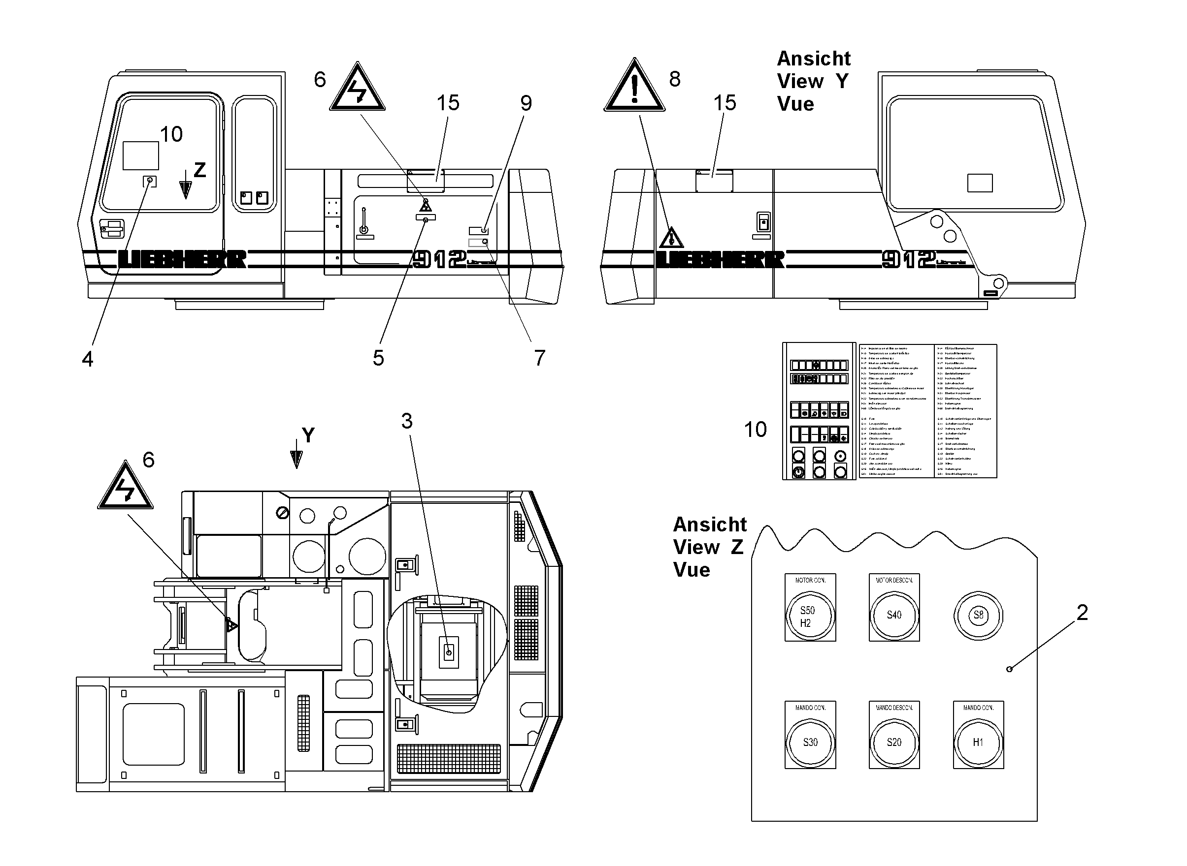 НАКЛЕЙКА 184mmX65mm 9011506 LIEBHERR