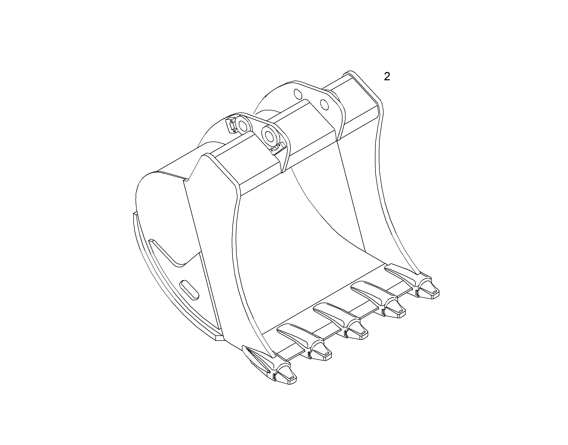 ЛОПАТА ОБРАТНАЯ HDL 9012647 LIEBHERR