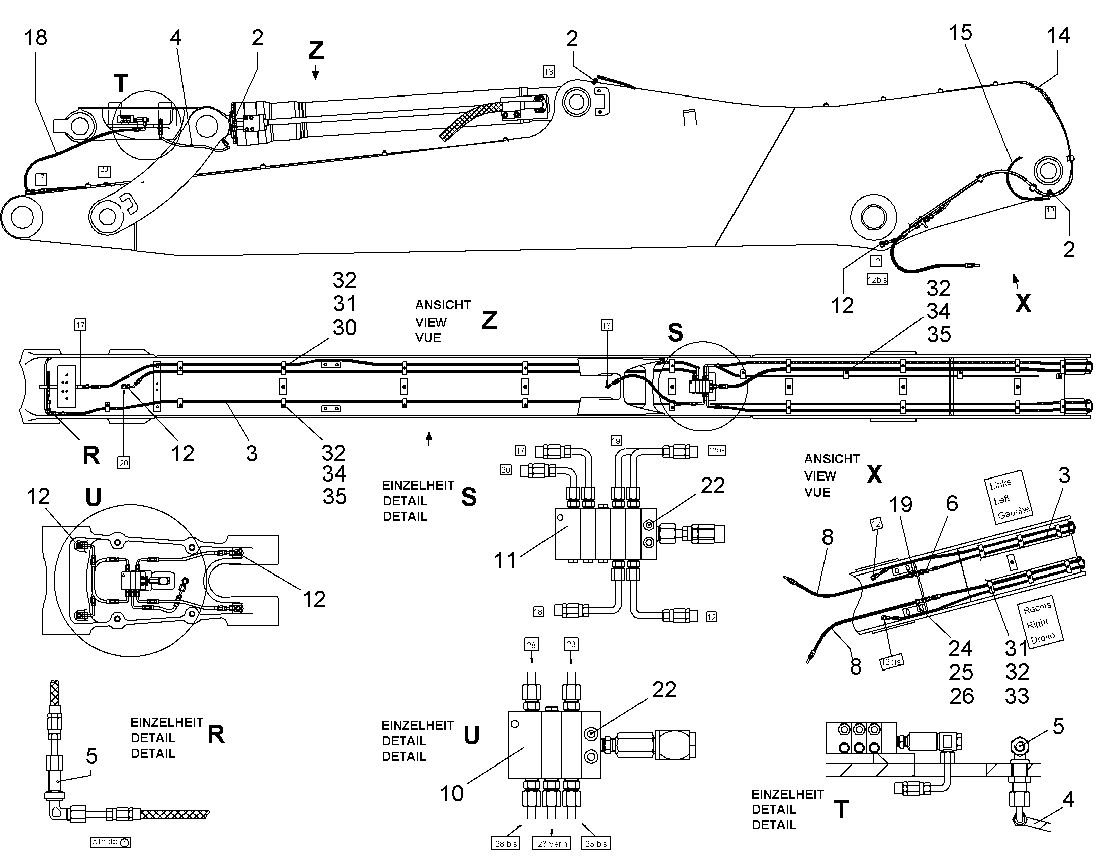 ШЛАНГ 4X5586 10030780 LIEBHERR