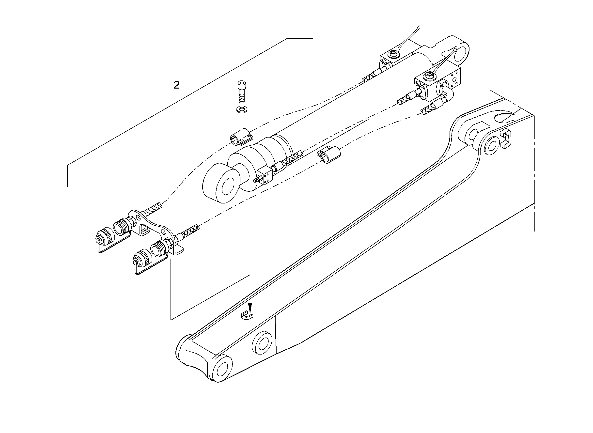 ПРОВОДКА ПРИВОД ГРЕЙФЕРА 9807593 LIEBHERR