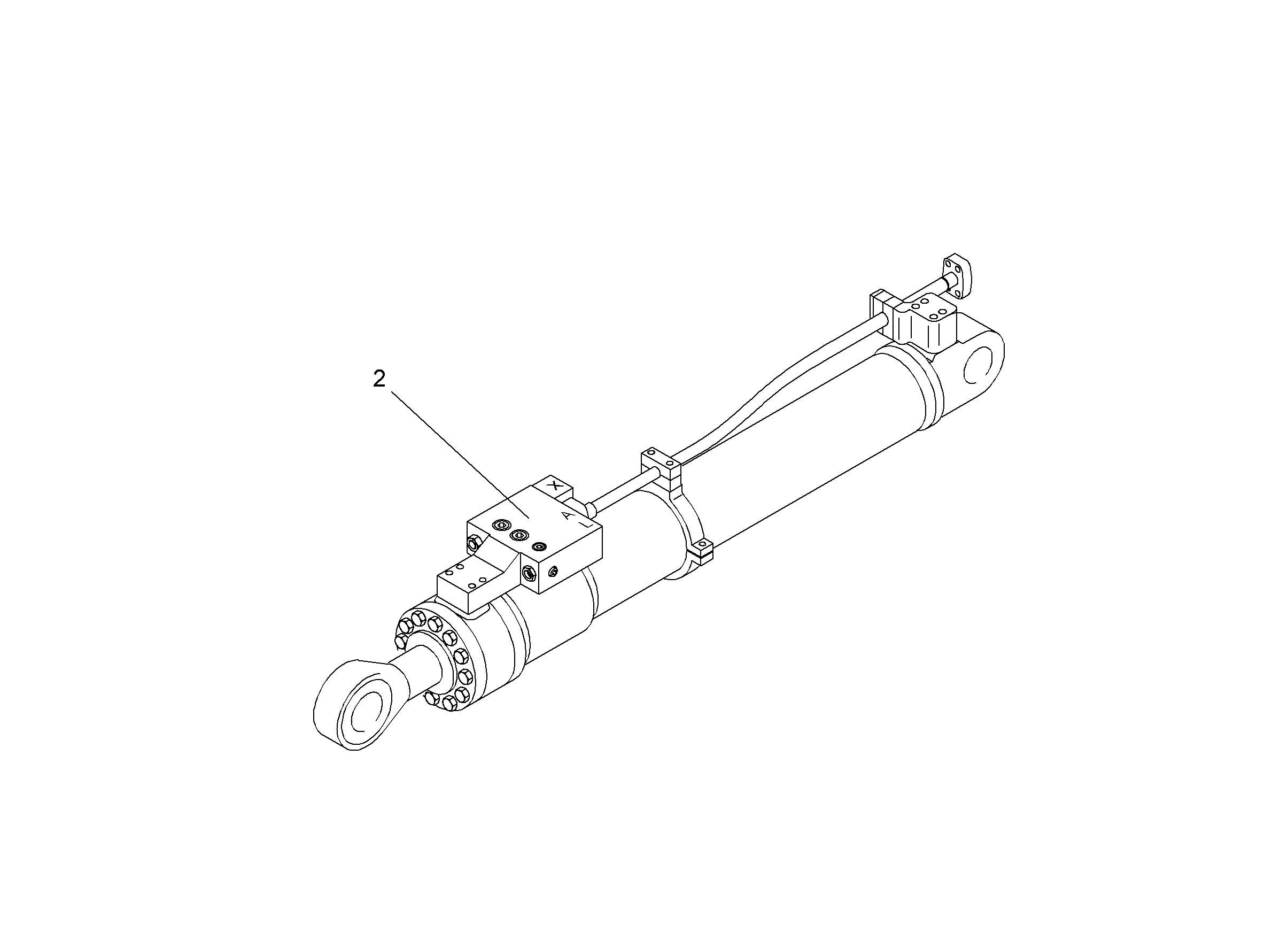 ЗАЩ.ТРУБЫ ЦИЛ.НАКЛ. 9009651 LIEBHERR