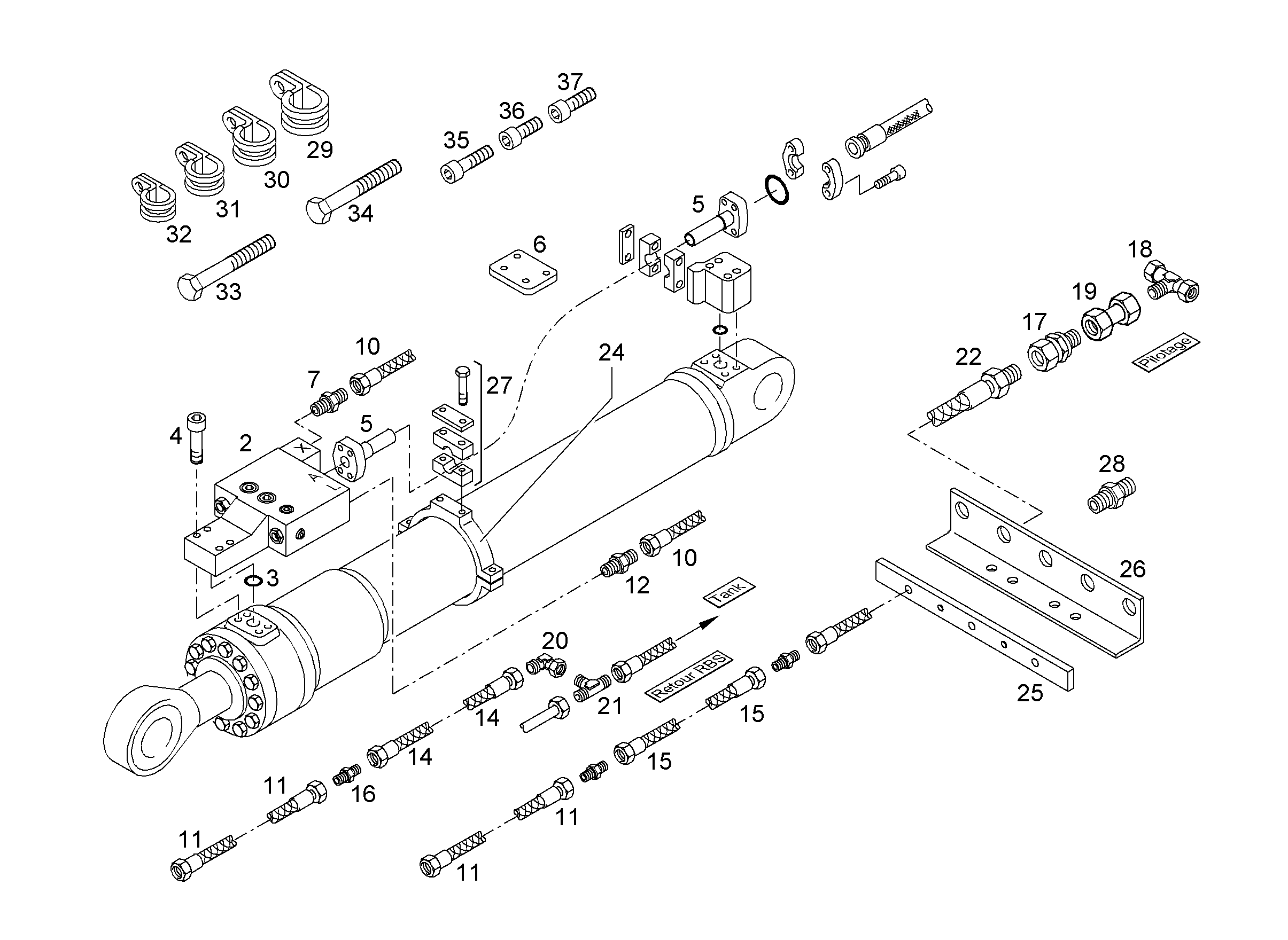 СКОБА 9009659 LIEBHERR