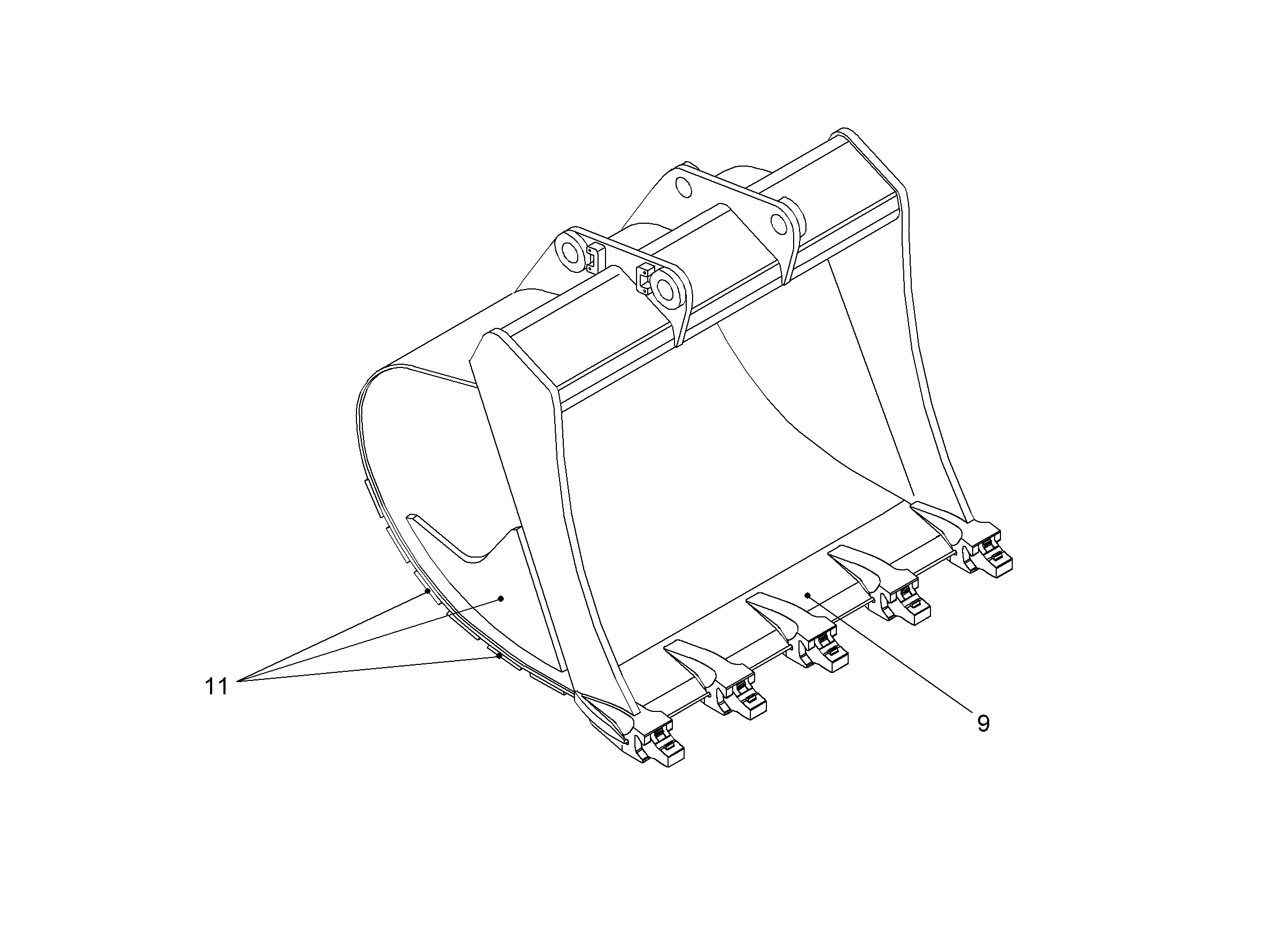 ЗАБРАЛО КОВША 9015080 LIEBHERR