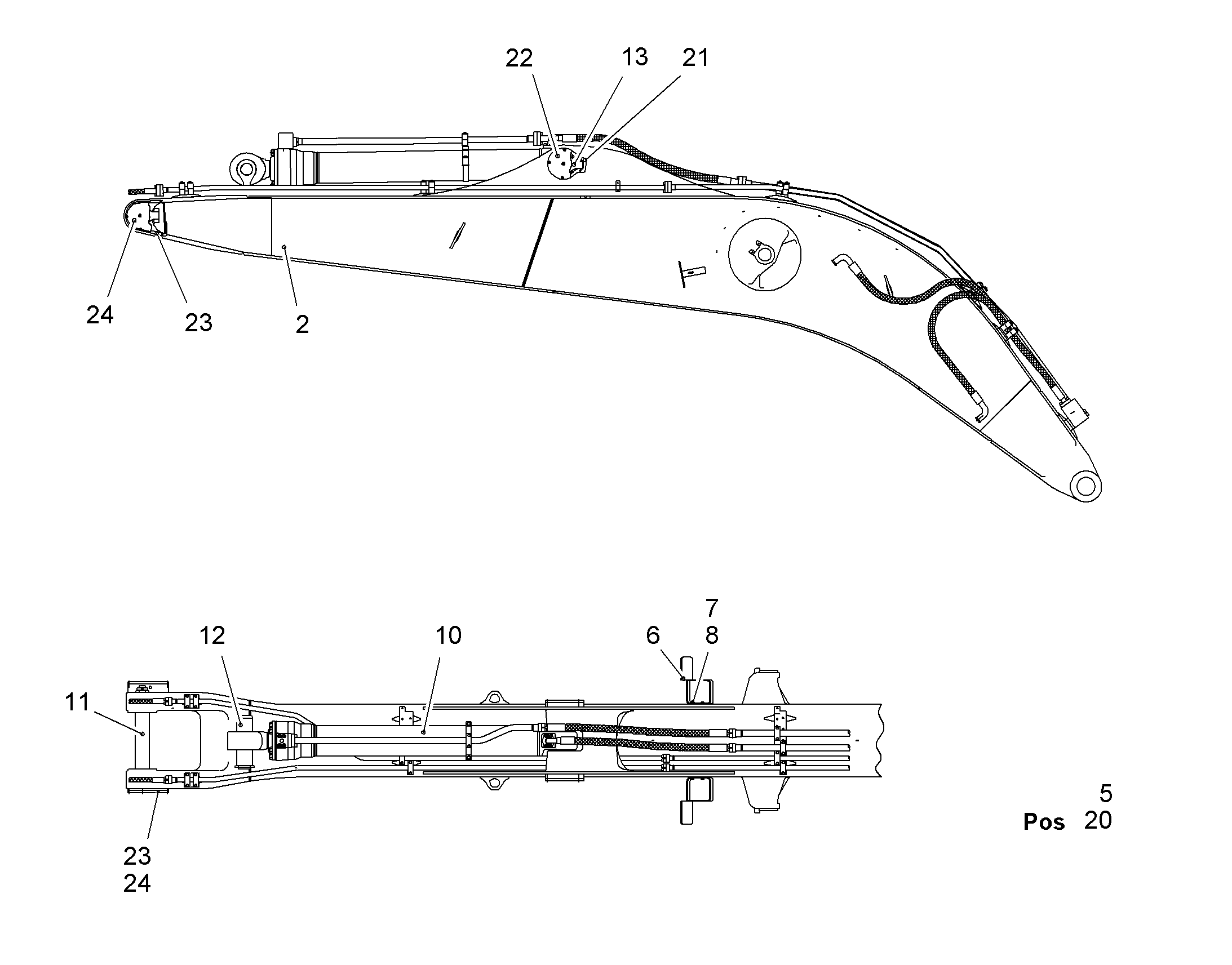 СМАЗОЧНЫЕ ЛИНИИ УСТАНОВКА 9803425 LIEBHERR