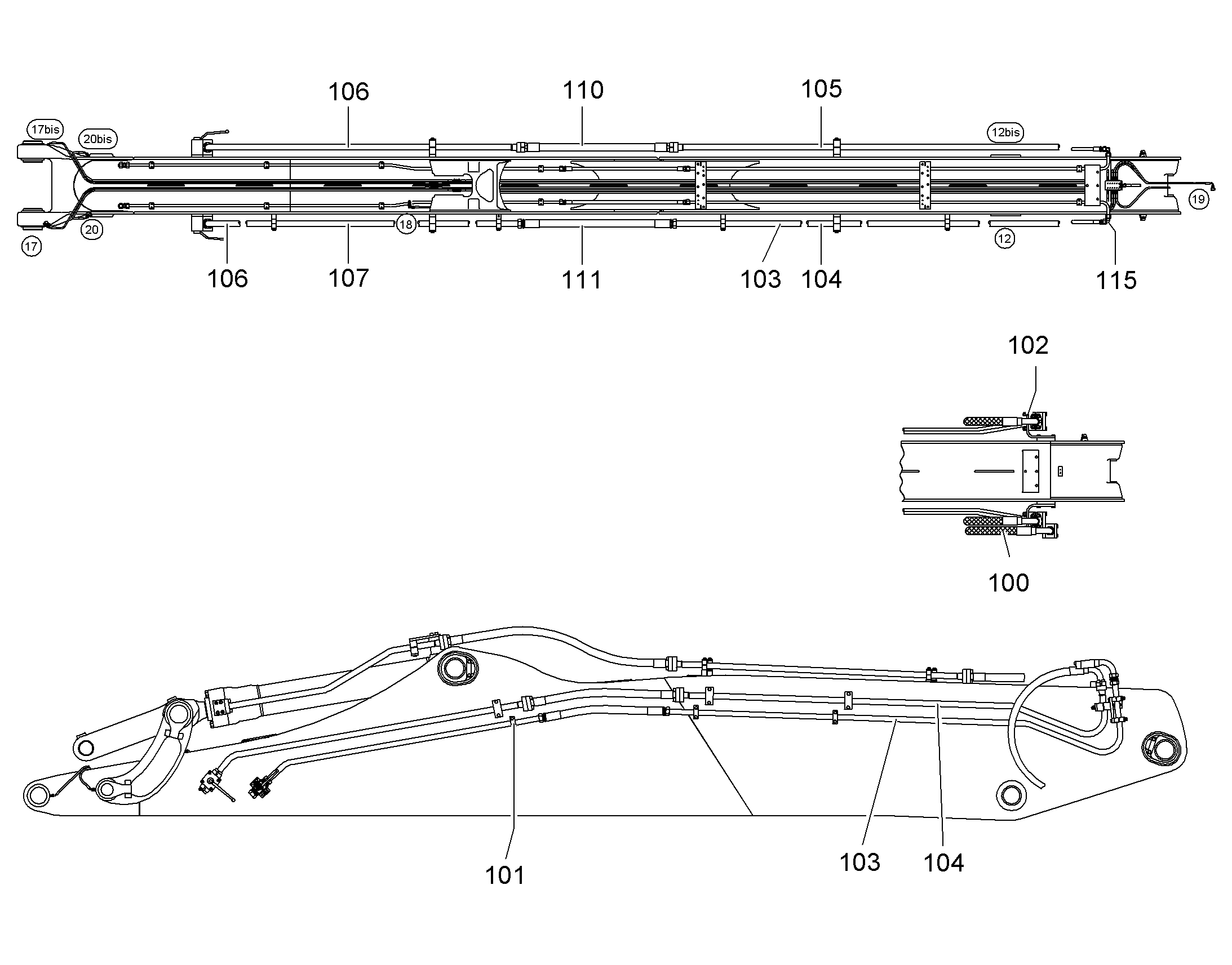 ШЛАНГ 32X960 5605985 LIEBHERR