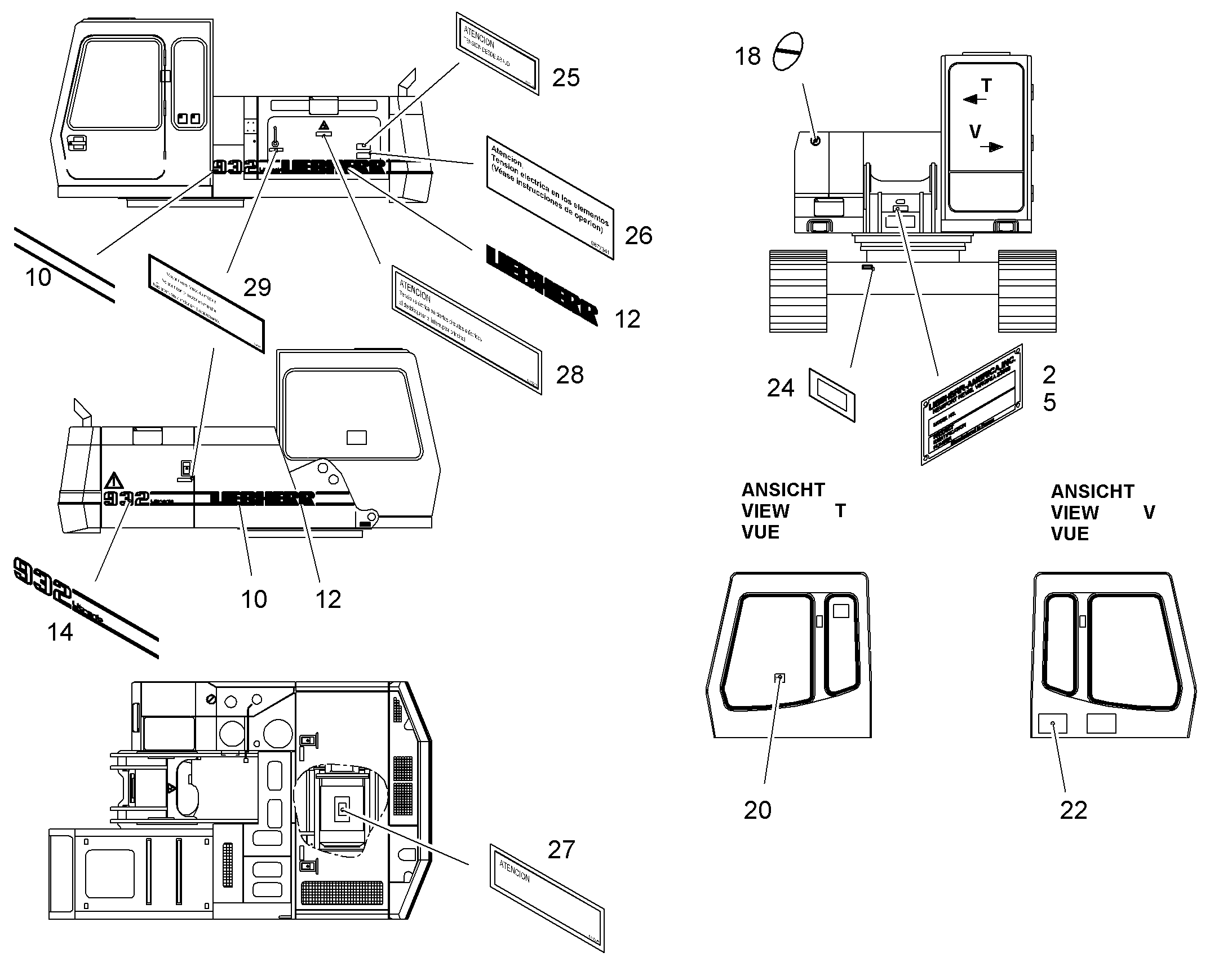 ПЛЕНКА КЛЕЯЩАЯСЯ 275mmX190mm 10093158 LIEBHERR