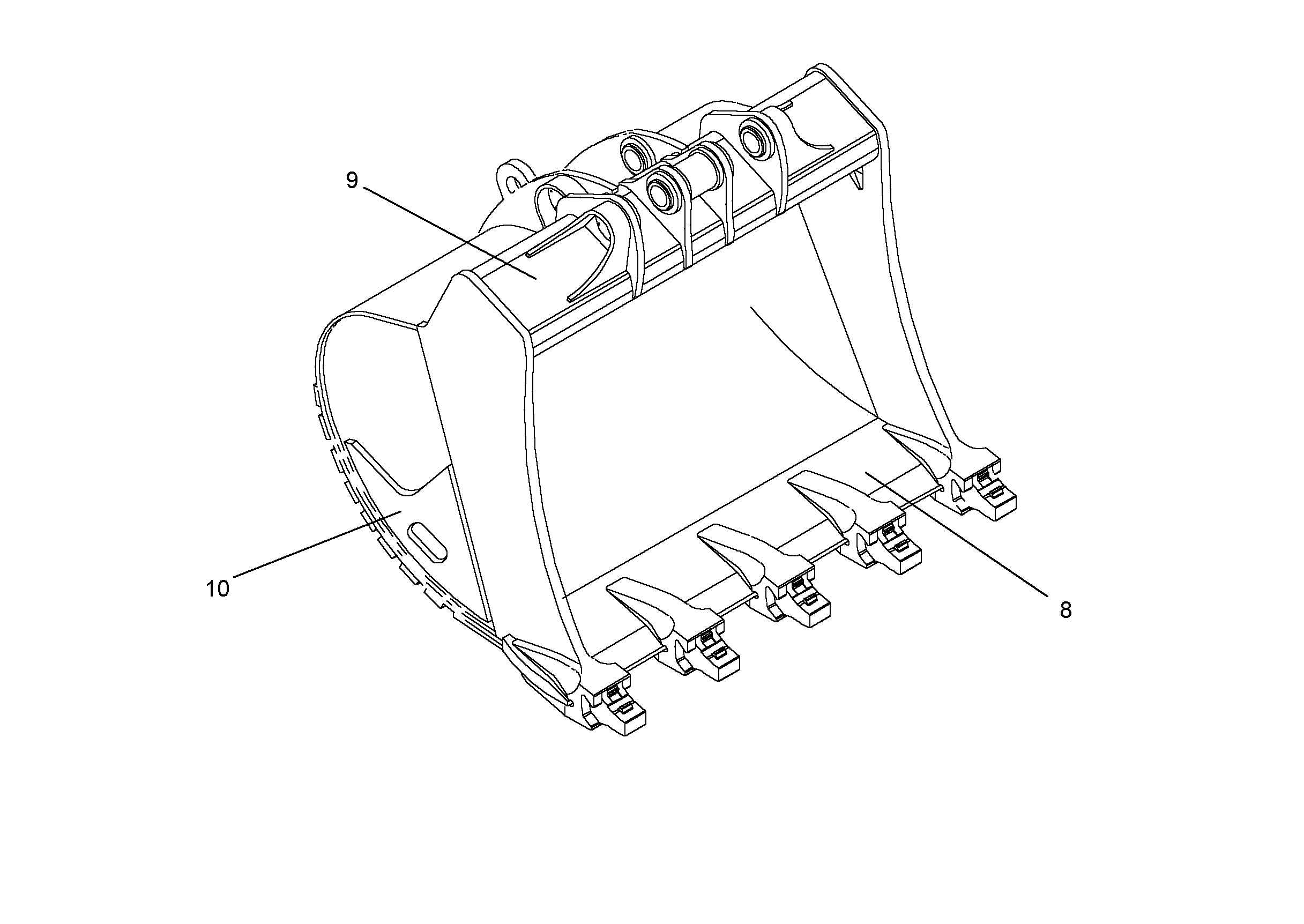 ЗАБРАЛО КОВША 9806956 LIEBHERR