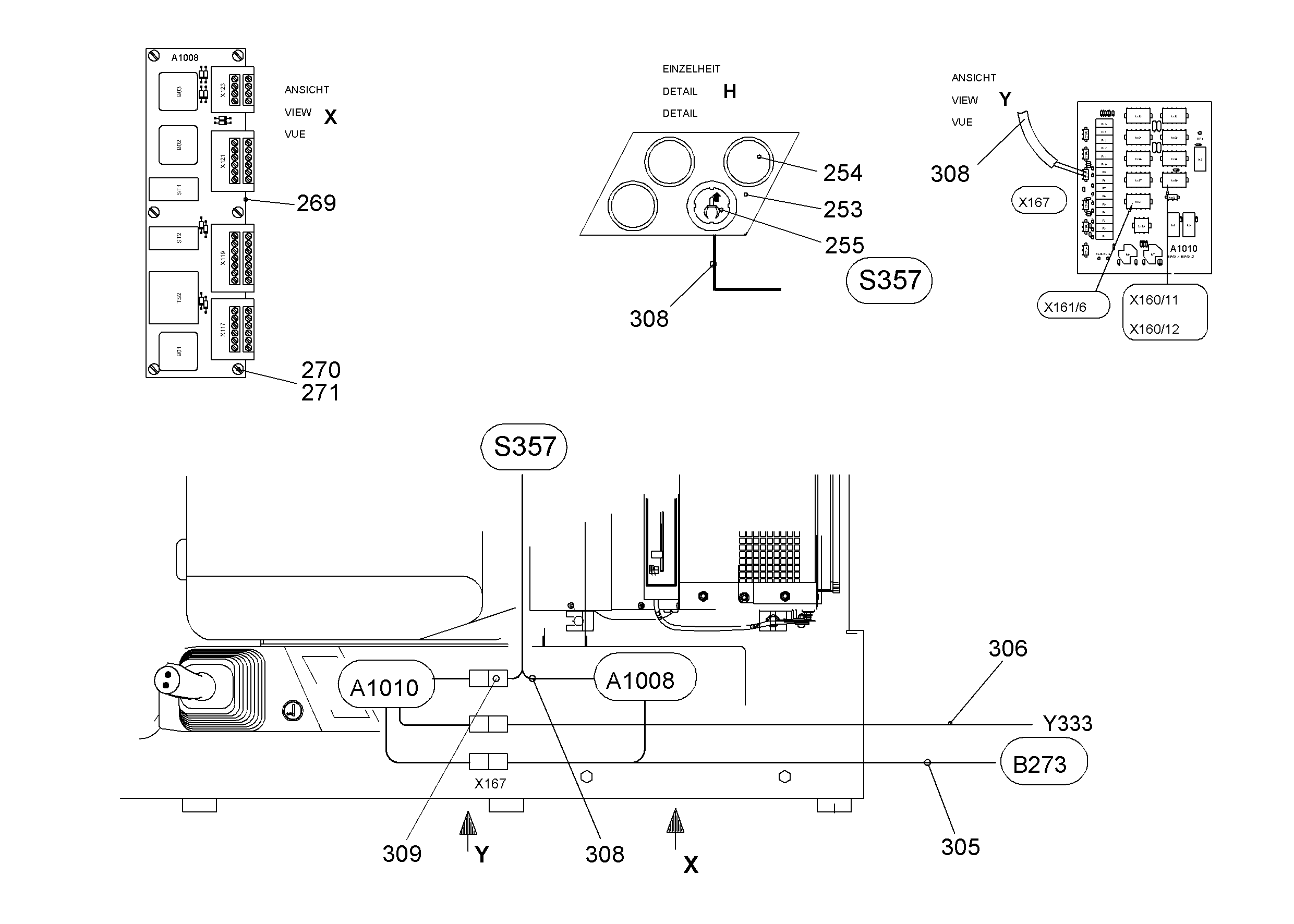 ПЕРЕКЛЮЧАТЕЛЬ В СБОРЕ S357 9803902 LIEBHERR