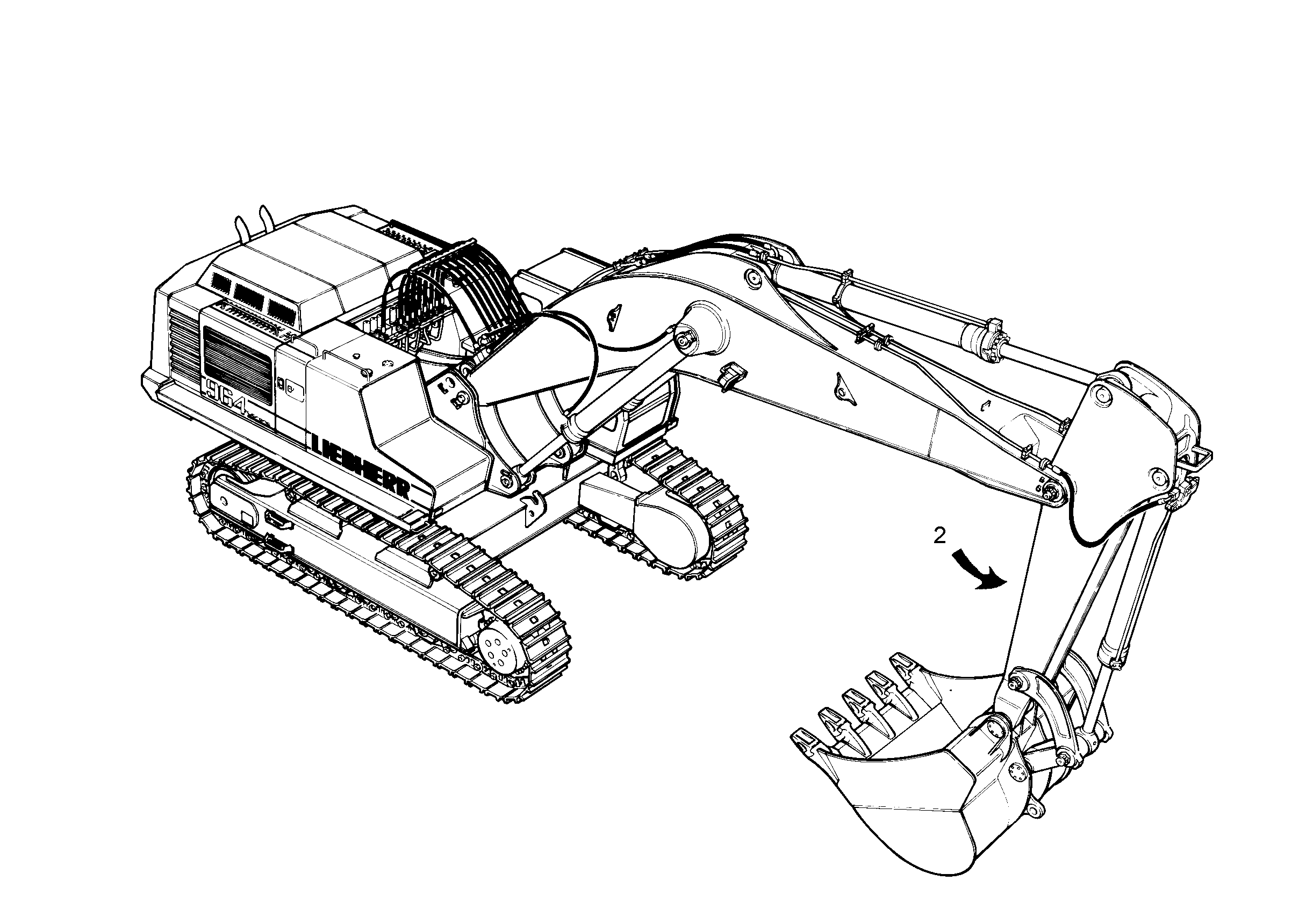 ПРОВОДКА МОНТАЖ AHS 9985753 LIEBHERR