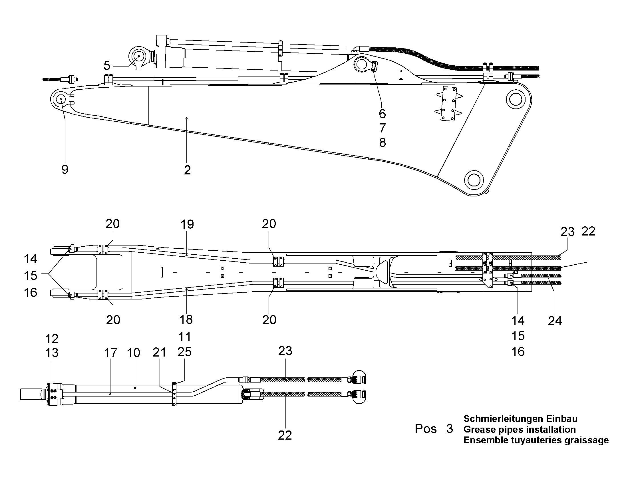 СМАЗОЧНЫЕ ЛИНИИ УСТАНОВКА 9871171 LIEBHERR