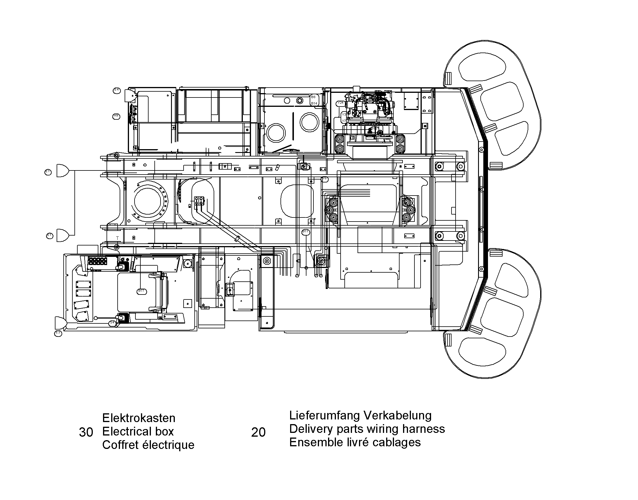 ПОСТАВЛЯЕМЫЙ КОМПЛЕКТ ПРОВОДКА 6205495 LIEBHERR