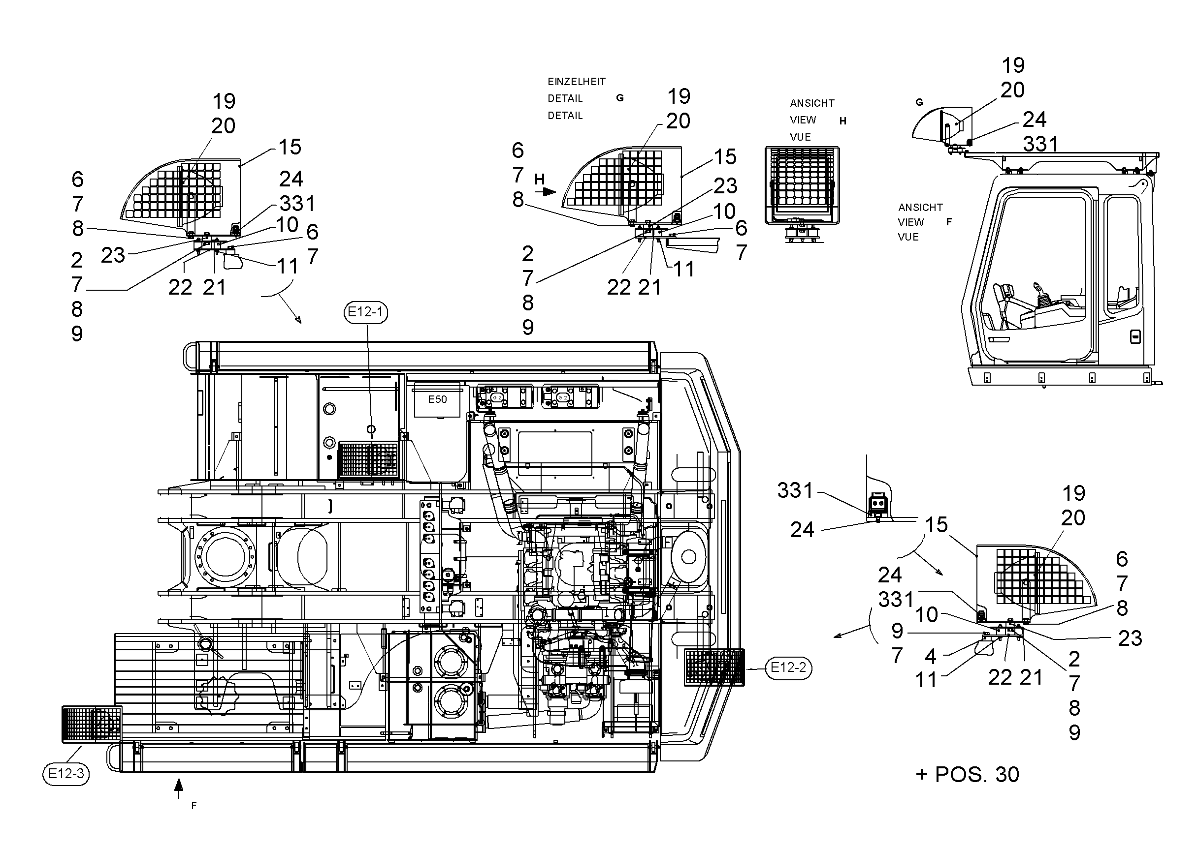 ПРОЖЕКТОР 10000952 LIEBHERR