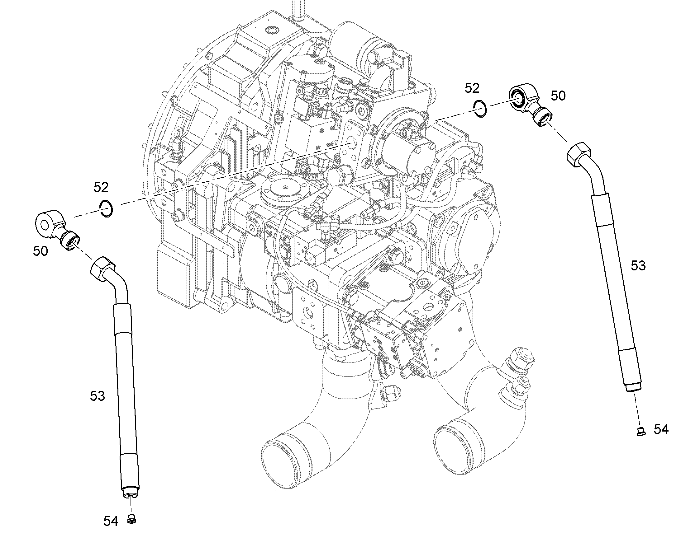 ПОДКЛЮЧЕНИЕ ДВОЙНОЕ 10095016 LIEBHERR