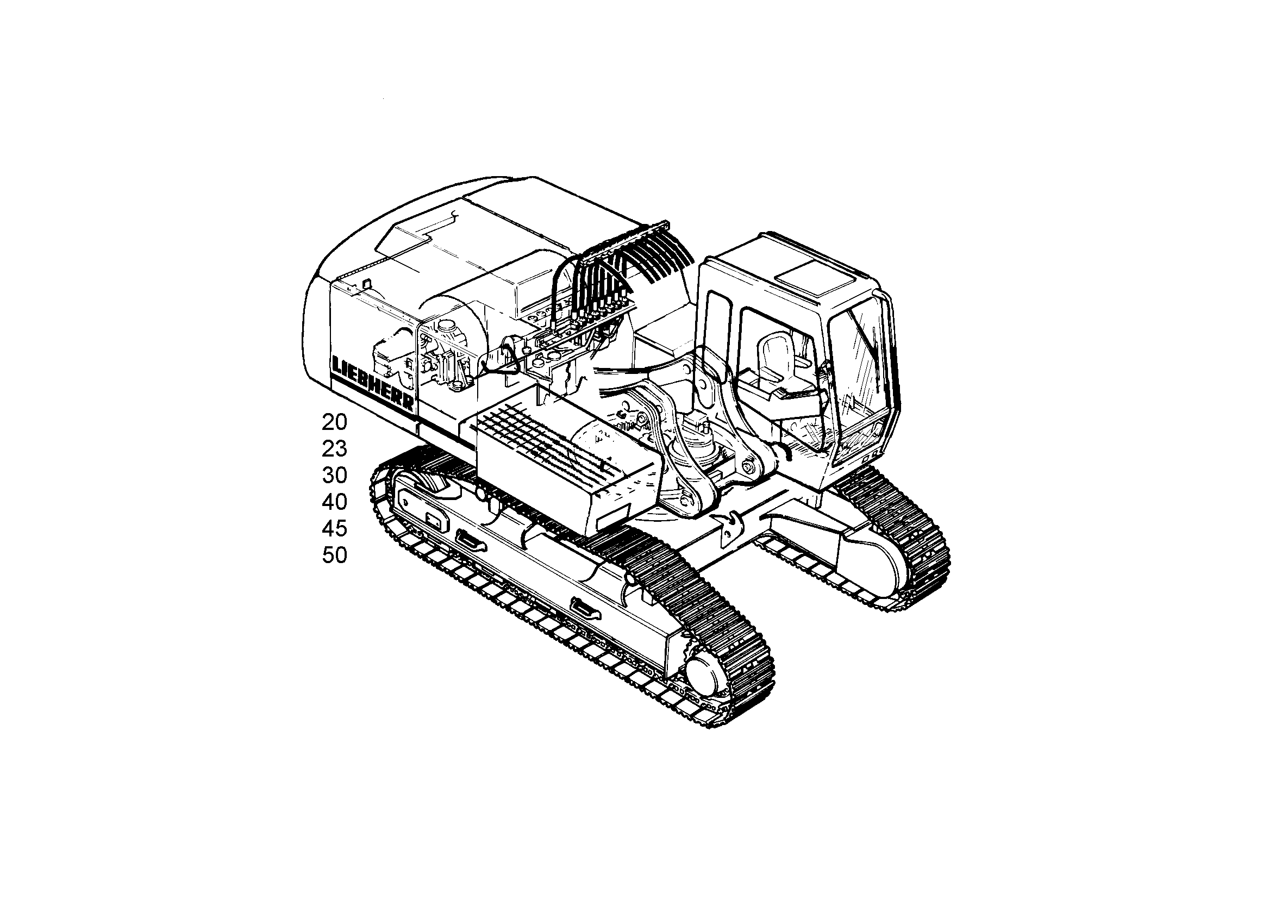 ГИДР. ВВОД ВРАЩ.+МЕХАНИЗМ ПОВ. 9804545 LIEBHERR