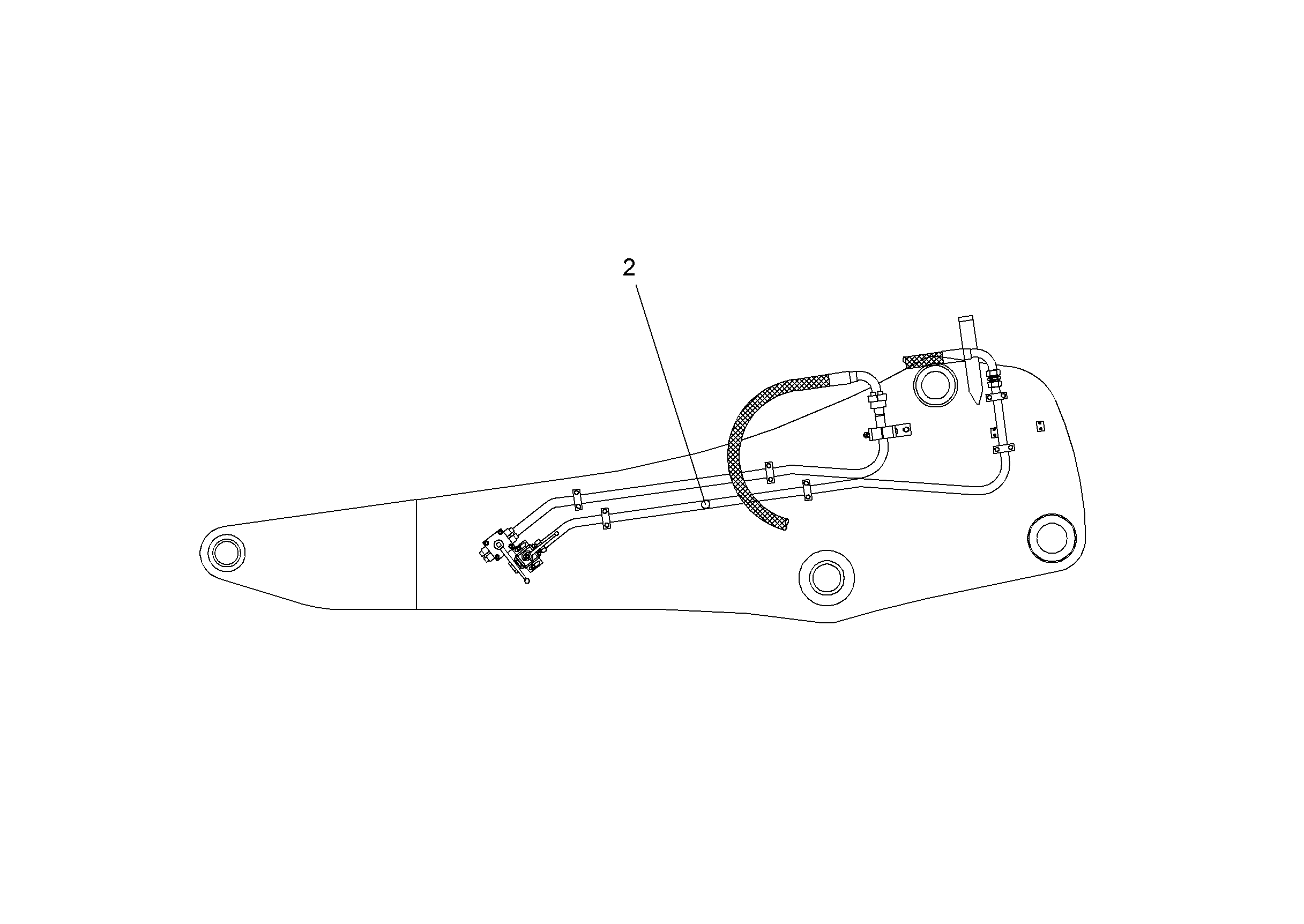 ПРОВОДКА МОНТАЖ AHS 9985346 LIEBHERR