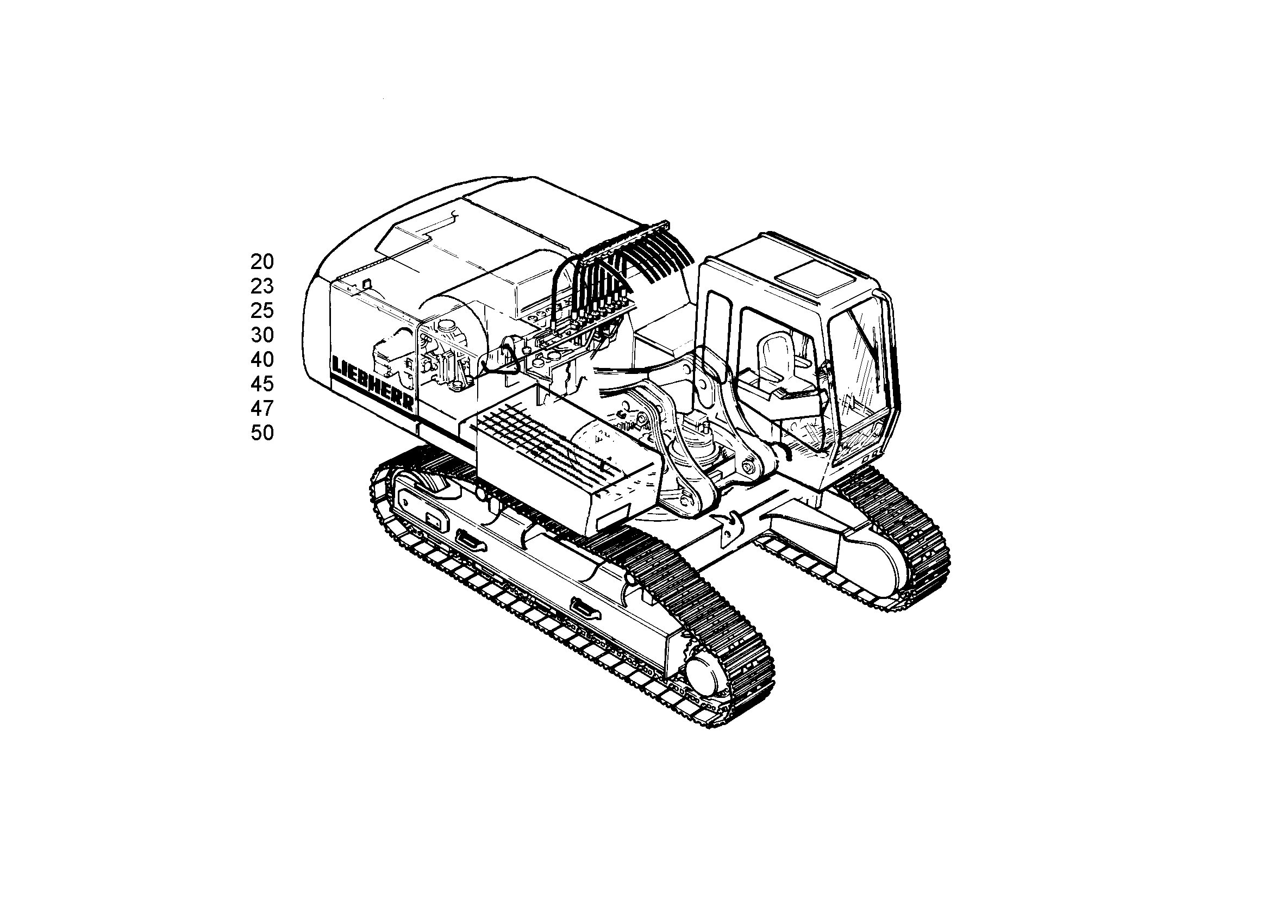 ГИДР. /ВСАСЫВАЮЩИЕ+ОБР. ШЛАНГИ 9697841 LIEBHERR