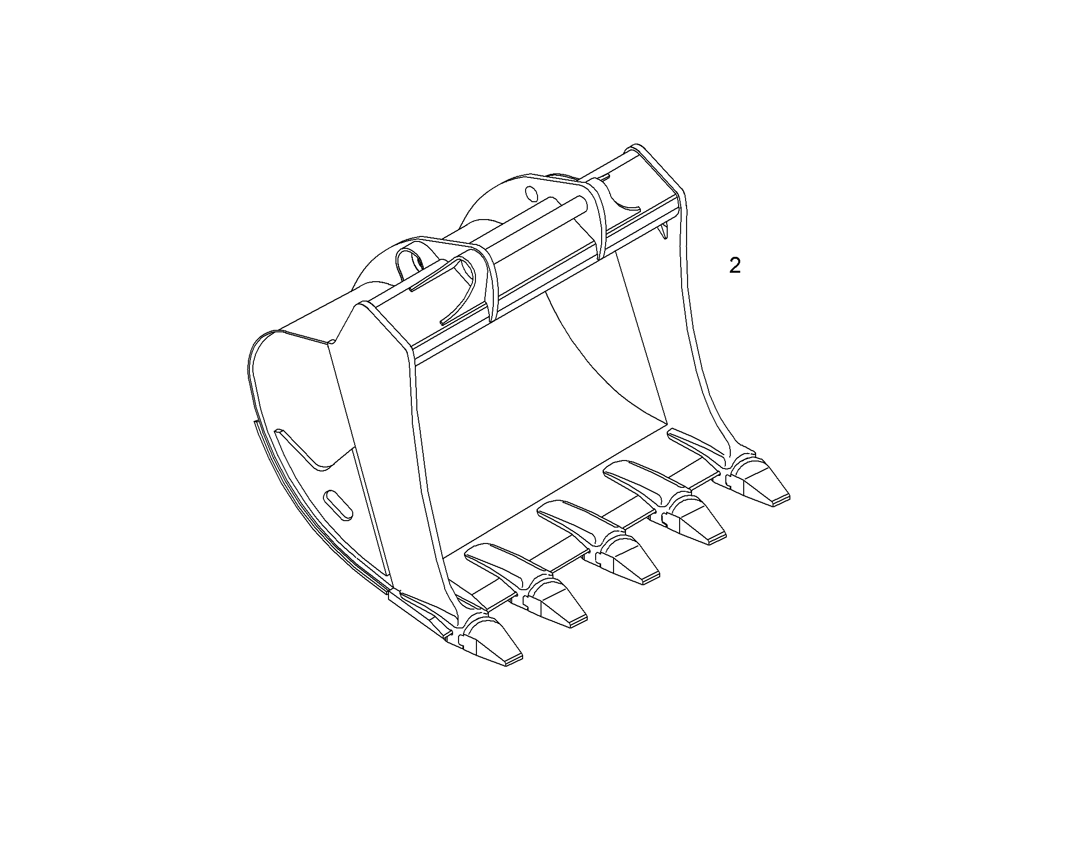 ЛОПАТА ОБРАТНАЯ HD 9005880 LIEBHERR